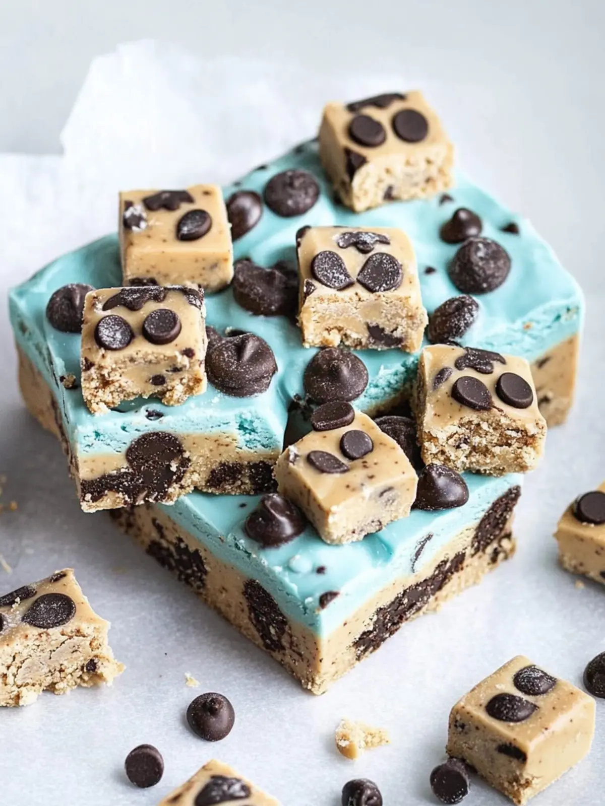 Indulge in Cookie Monster Fudge: A Sweet, Fun Treat! 2 Cookie Monster Fudge