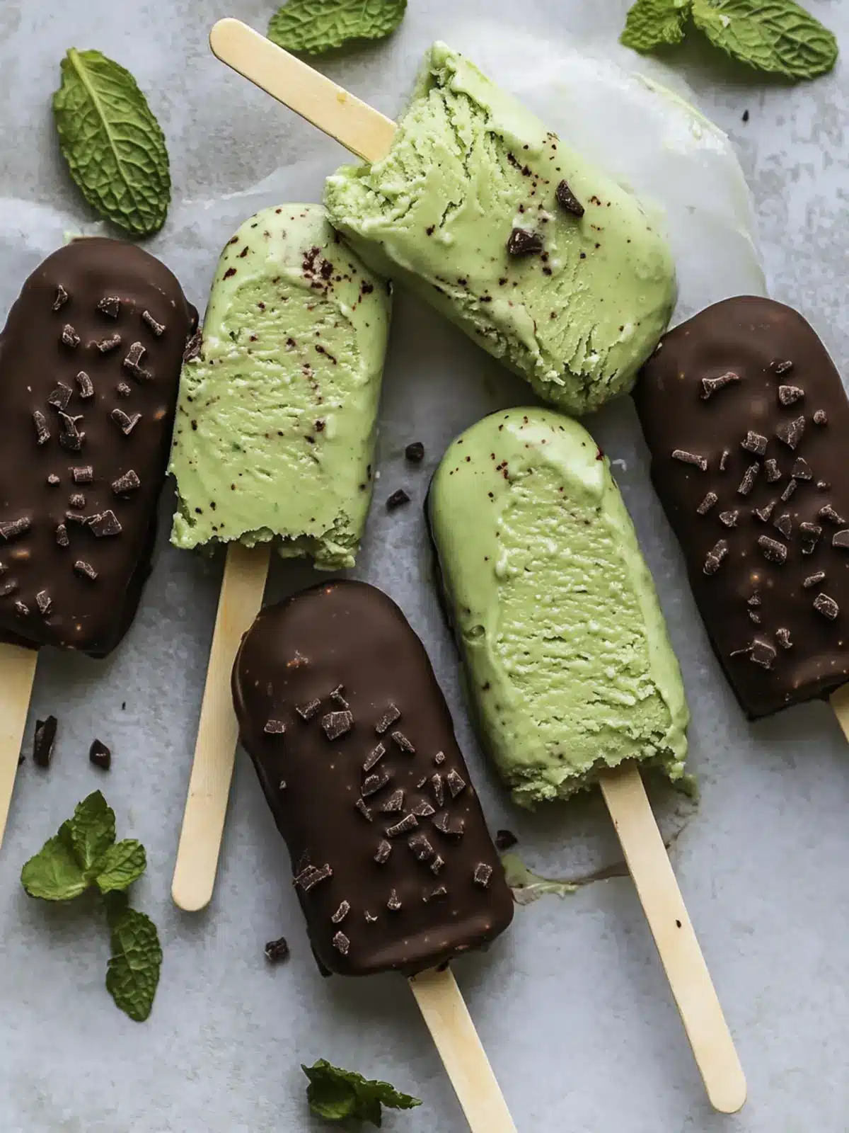 Delicious Avocado Mint Chocolate Ice Cream Bars You’ll Love 5 Avocado Mint Chocolate Ice Cream Bars