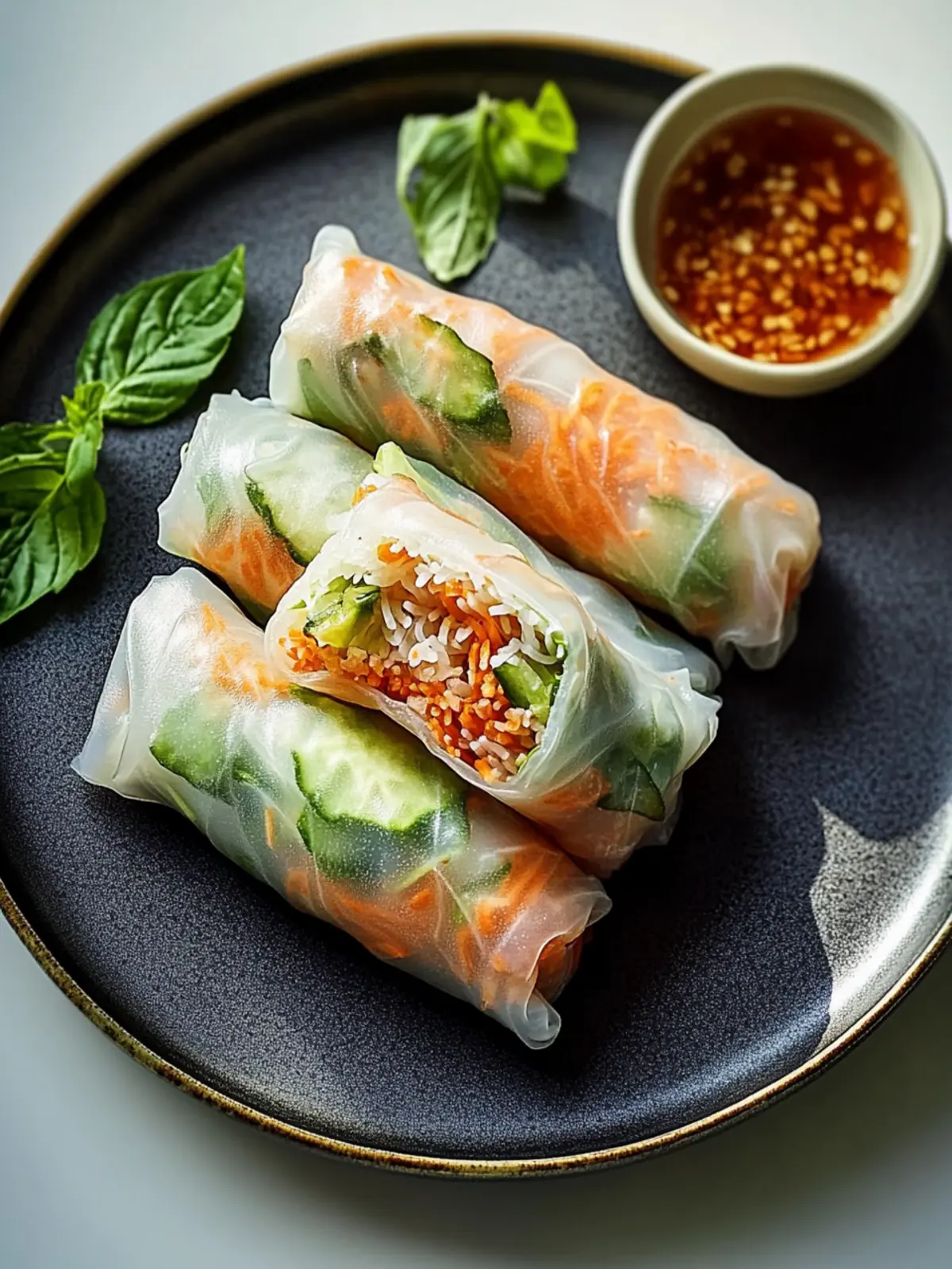 Delicious Air Fryer Rice Paper Noodle Rolls You Can Customize 3 Air Fryer Rice Paper Noodle Rolls