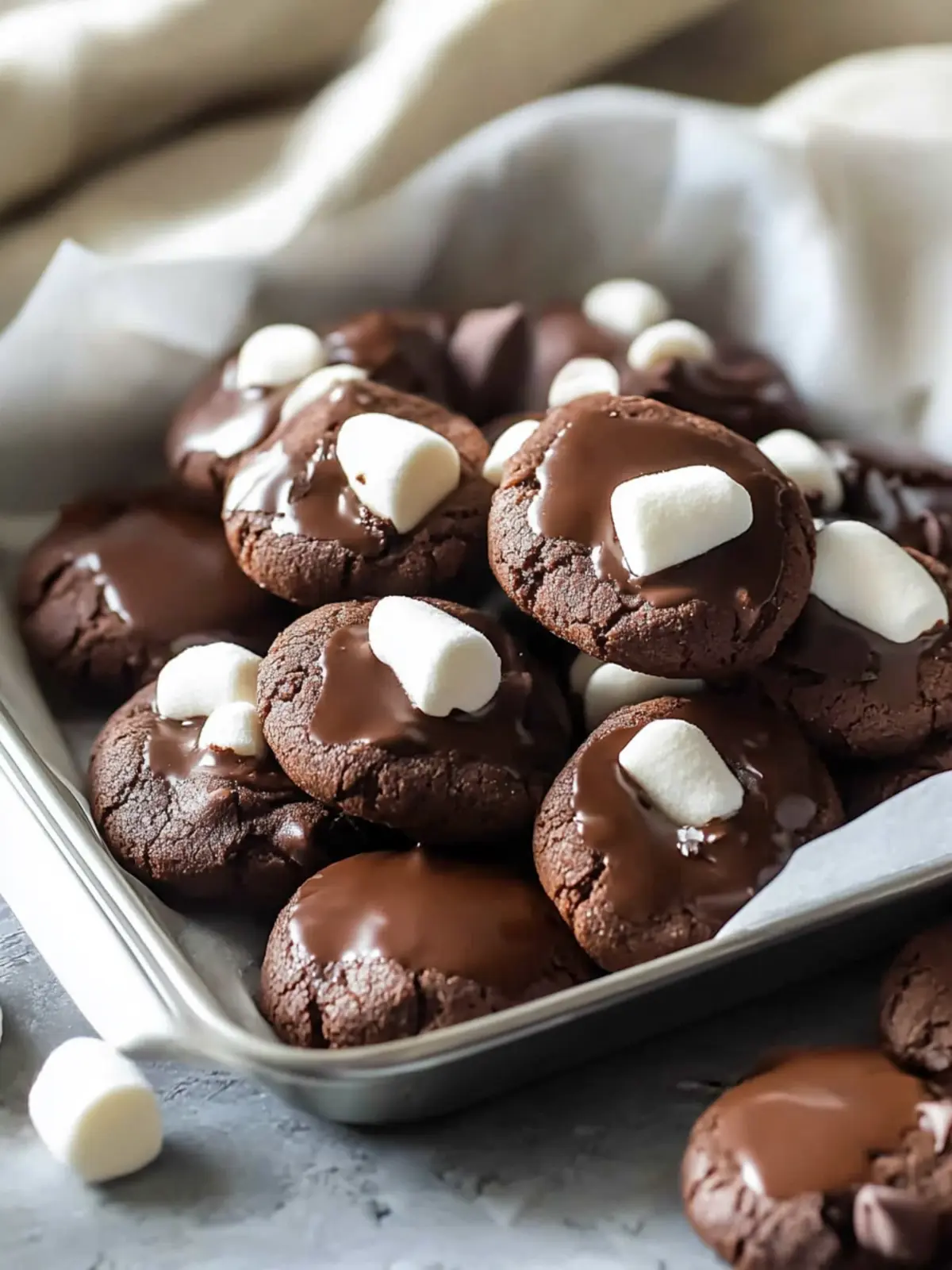 Decadent Chocolate Marshmallow Cookies for Cozy Moments 4 Chocolate Marshmallow Cookies