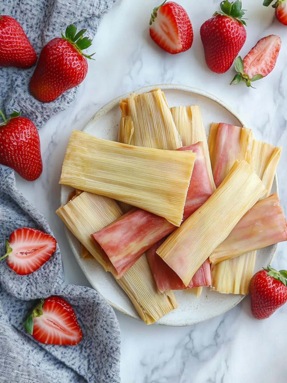 Delightful Strawberry Tamales: A Sweet Twist on Tradition 3 Strawberry Tamales