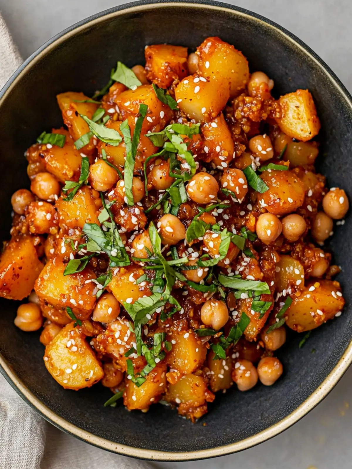 Gochujang Potatoes and Chickpeas for Flavor-Packed Meals 2 Gochujang Potatoes and Chickpeas