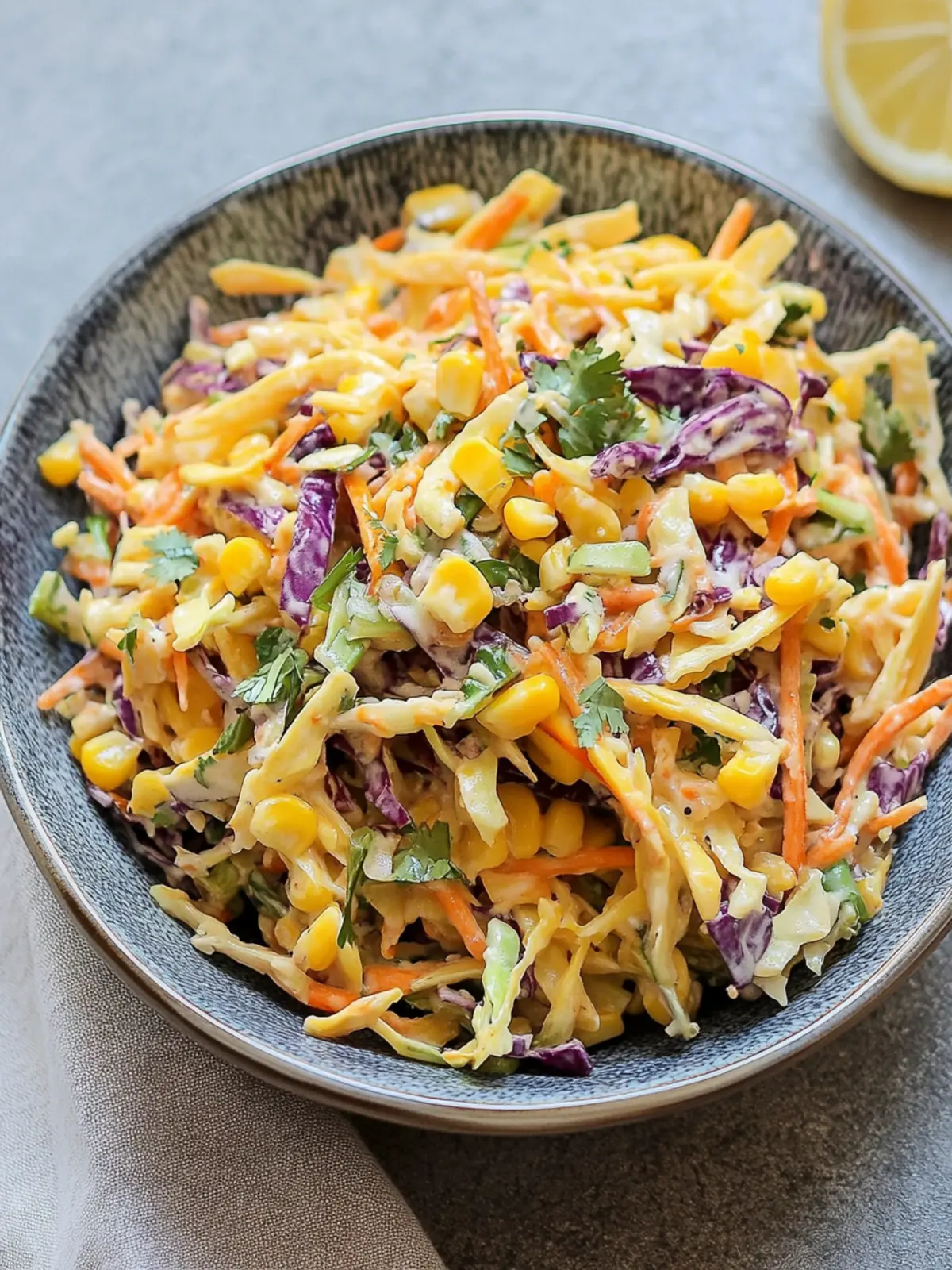 Zesty Spicy Corn Slaw: A Vibrant Twist on Traditional Coleslaw 4 Spicy Corn Slaw