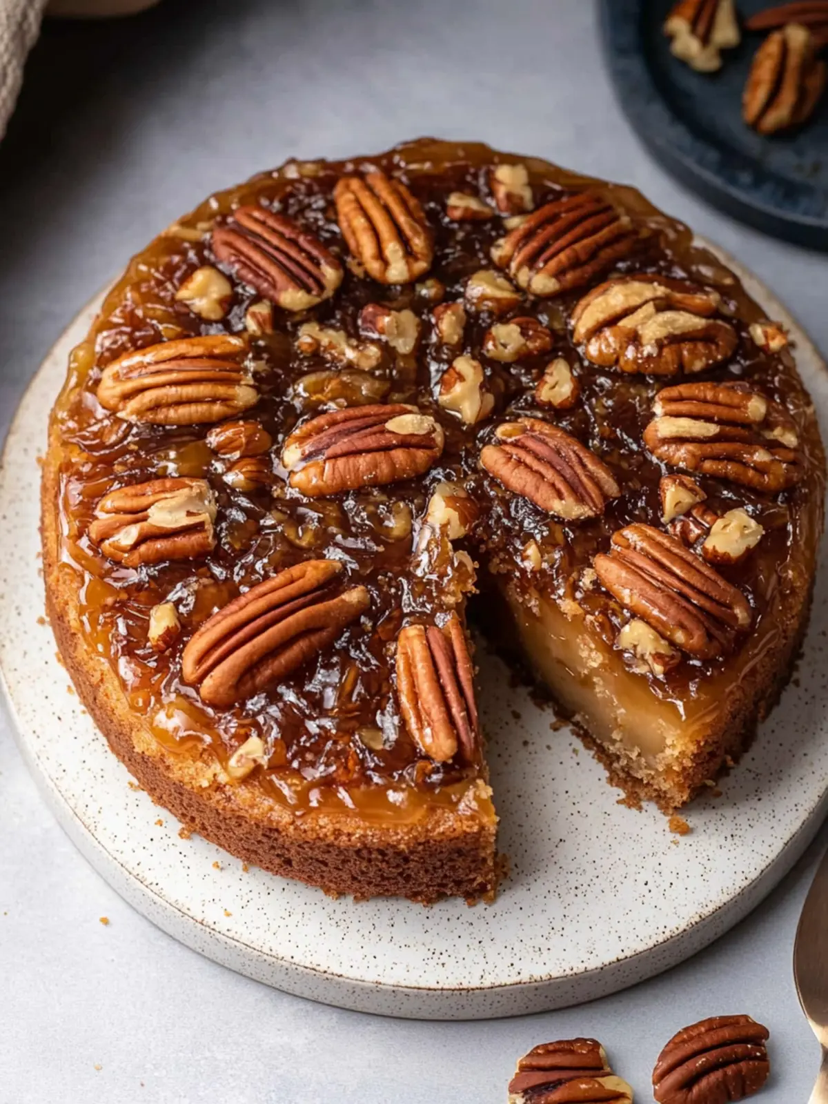 Decadent Vegan Pecan Upside Down Cake for Sweet Moments 3 Vegan Pecan Upside Down Cake