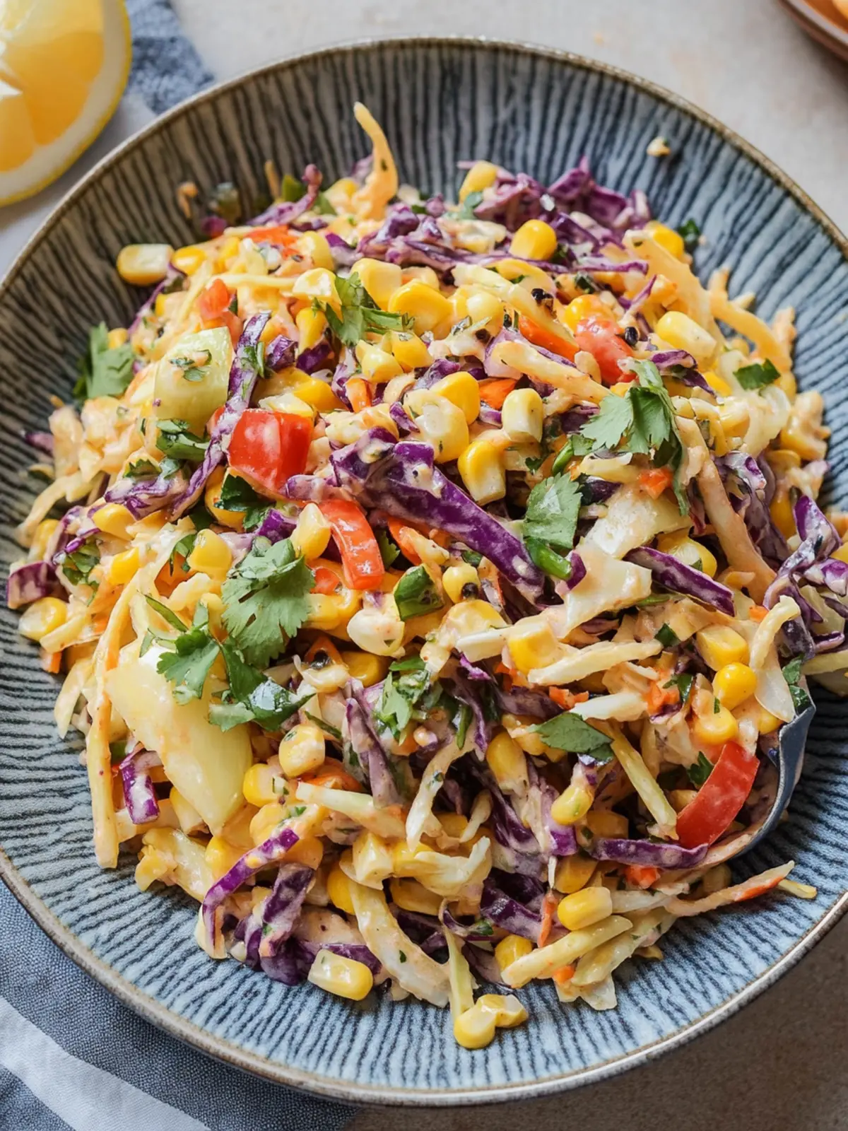 Zesty Spicy Corn Slaw: A Vibrant Twist on Traditional Coleslaw 3 Spicy Corn Slaw