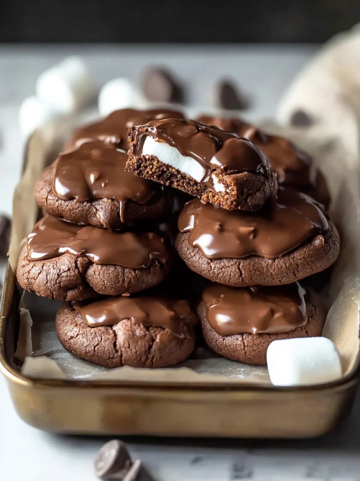 Decadent Chocolate Marshmallow Cookies You’ll Crave Daily 4 Chocolate Marshmallow Cookies