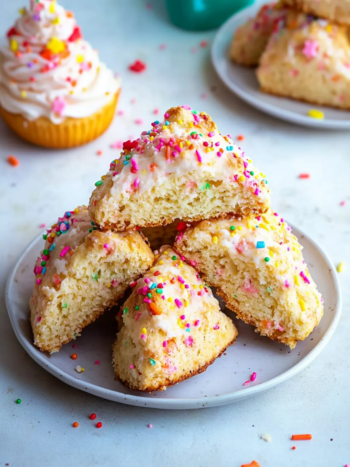 Delicious Birthday Cake Scones That Spark Joy 4 Birthday Cake Scones