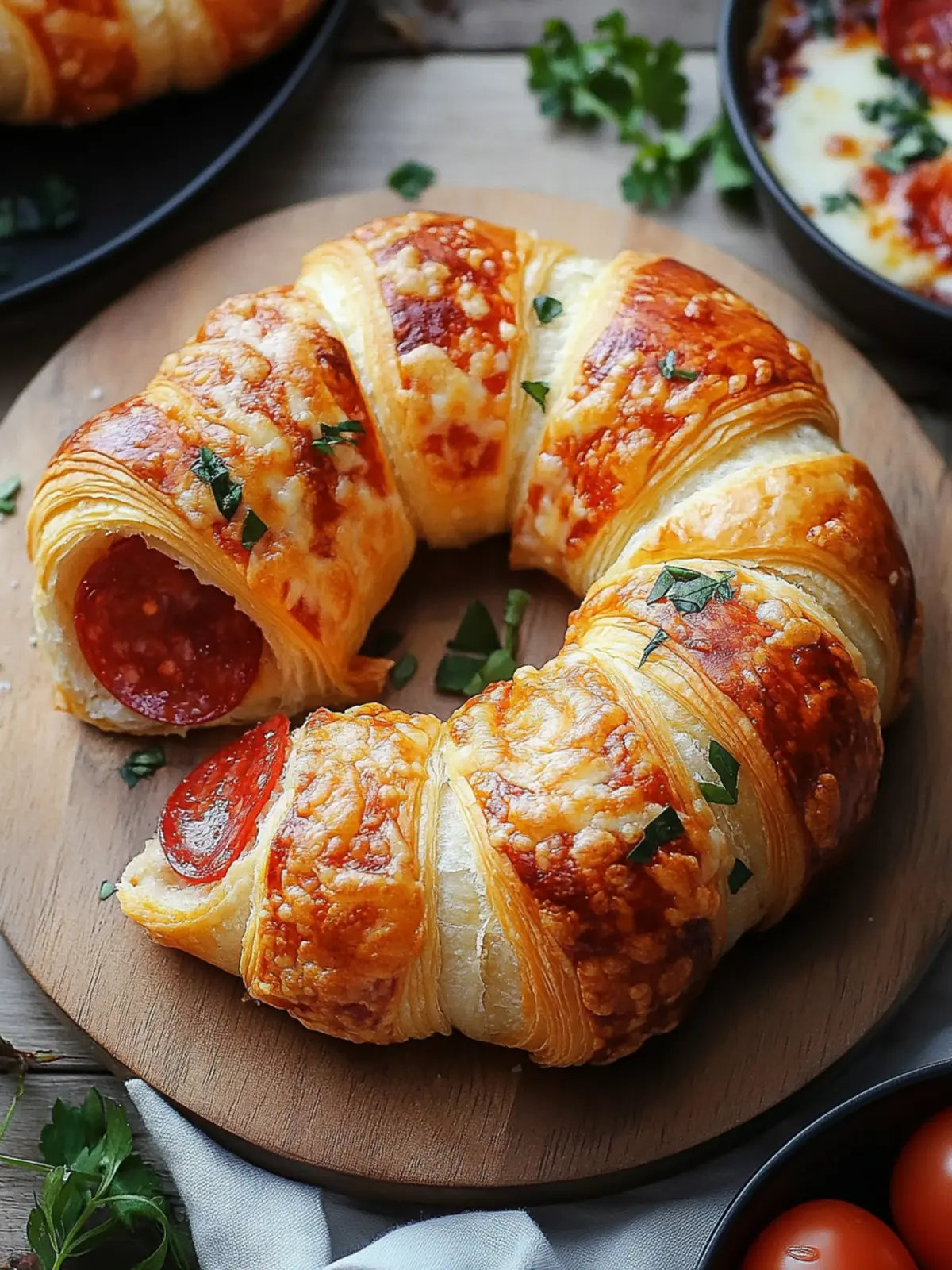 Easy Mozzarella Pepperoni Croissant Rolls for Quick Delights 4 Mozzarella Pepperoni Croissant Rolls