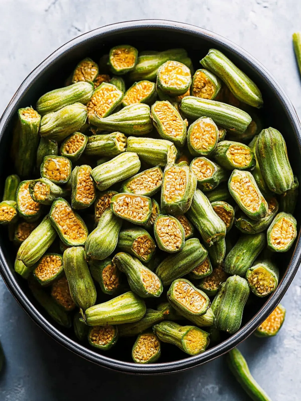 Crispy Air Fryer Okra That Will Change Your Snack Game 4 Air Fryer Okra