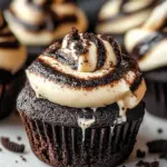 Indulge in Fudge Swirled Oreo Bottom Cheesecake Cupcakes 10 Fudge Swirled Oreo Bottom Cheesecake Cupcakes