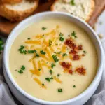 Indulge in Creamy White Cheddar Beer Cheese Soup Bliss 2 Creamy White Cheddar Beer Cheese Soup