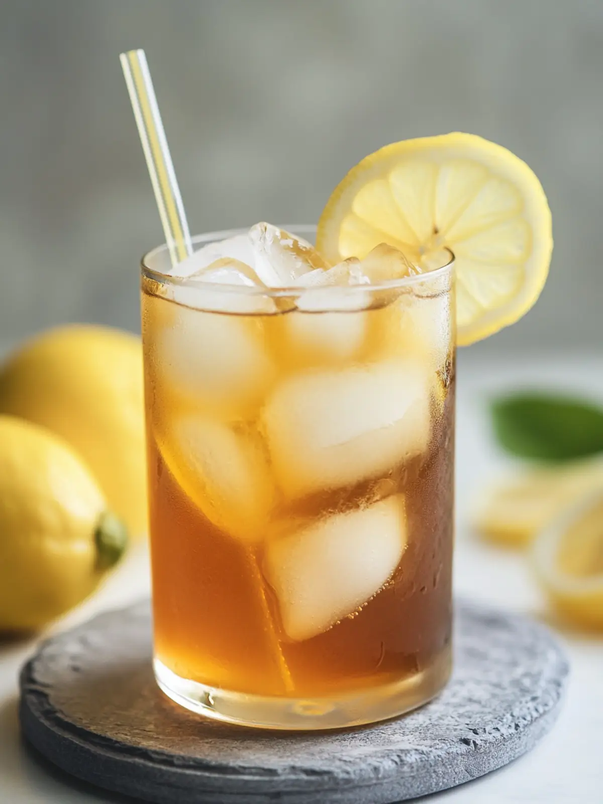 Refreshing Lemon Vanilla Black Iced Tea for Summer Bliss 2 Lemon Vanilla Black Iced Tea
