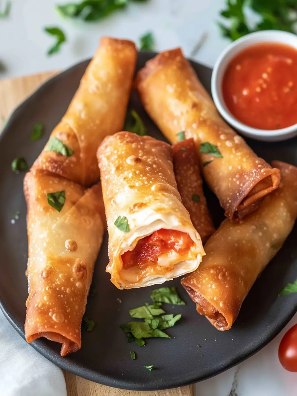 Crispy Pizza Egg Rolls: A Fun Twist on Homemade Pizza 3 Pizza Egg Rolls