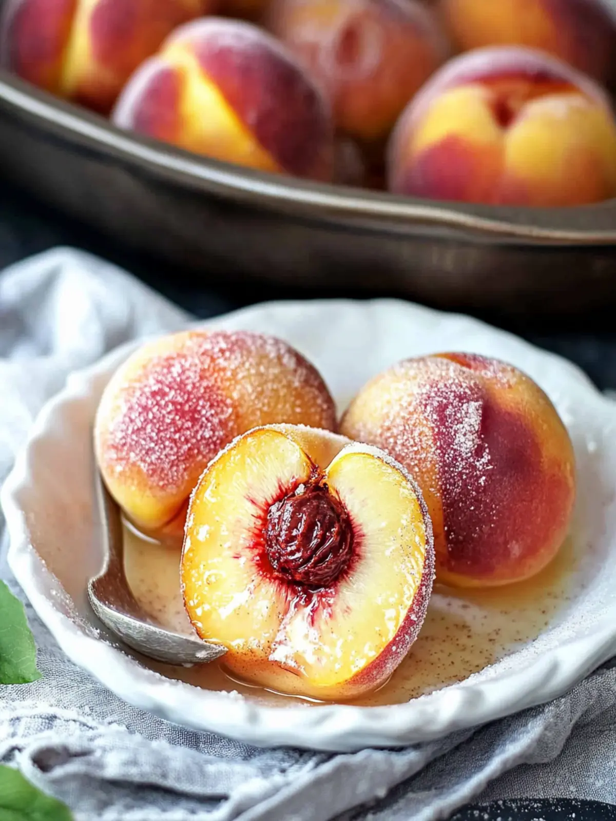 Sweet Cinnamon Sugar Baked Peaches: The Perfect Summer Treat 5 Cinnamon Sugar Baked Peaches