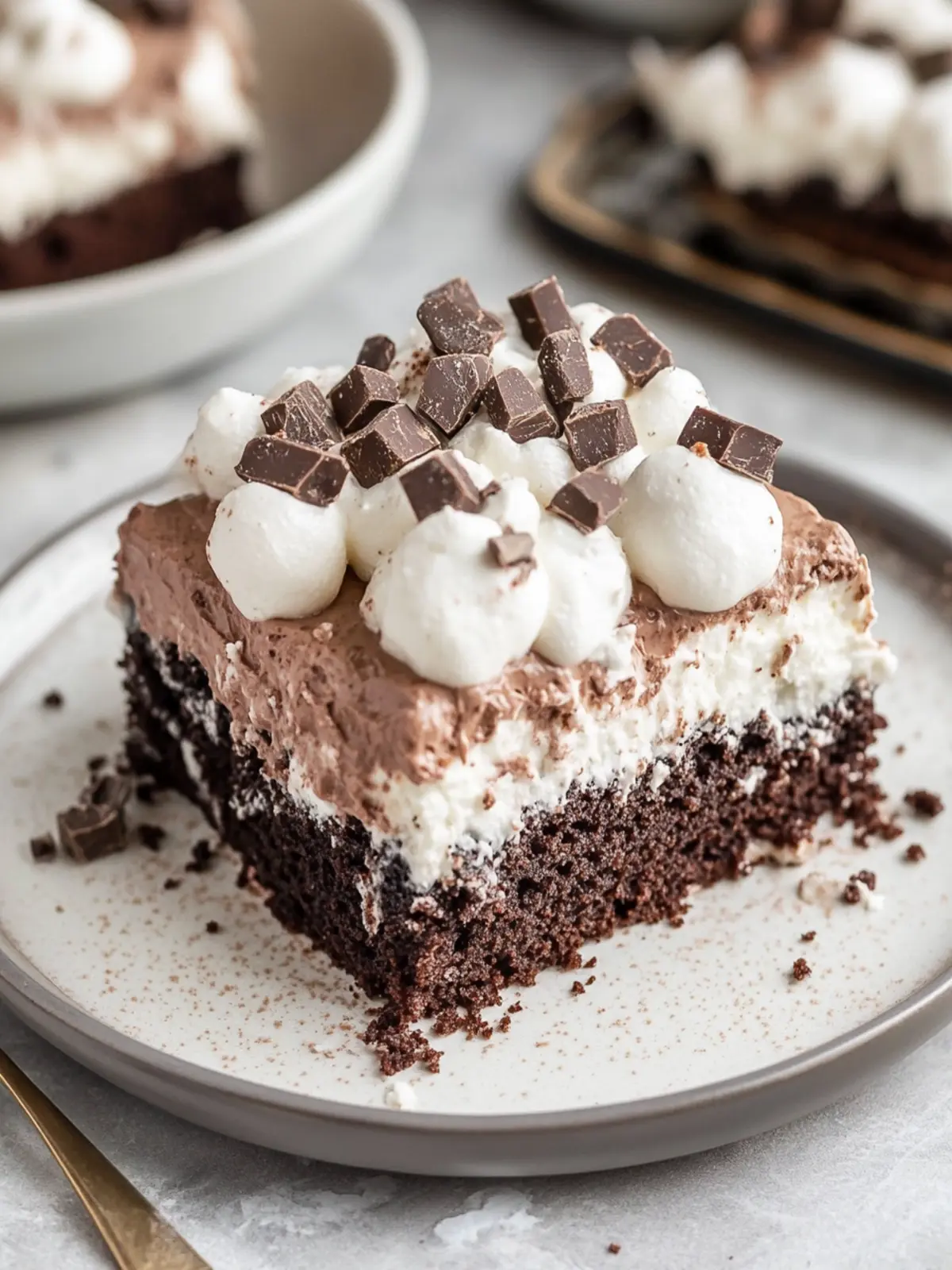 Decadent Hot Cocoa Poke Cake That Will Warm Your Heart 5 Hot Cocoa Poke Cake