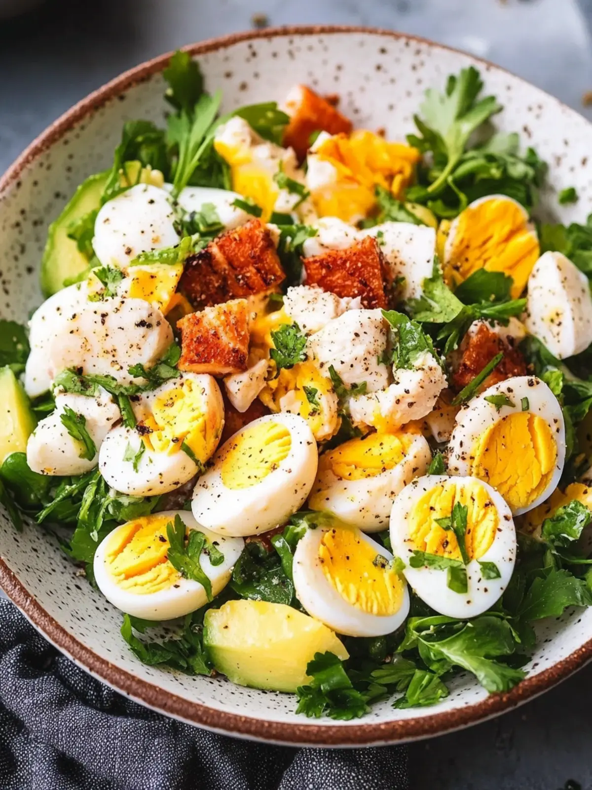 Delicious Low Carb Chicken Egg Salad in Just 10 Minutes 4 Low Carb Chicken Egg Salad