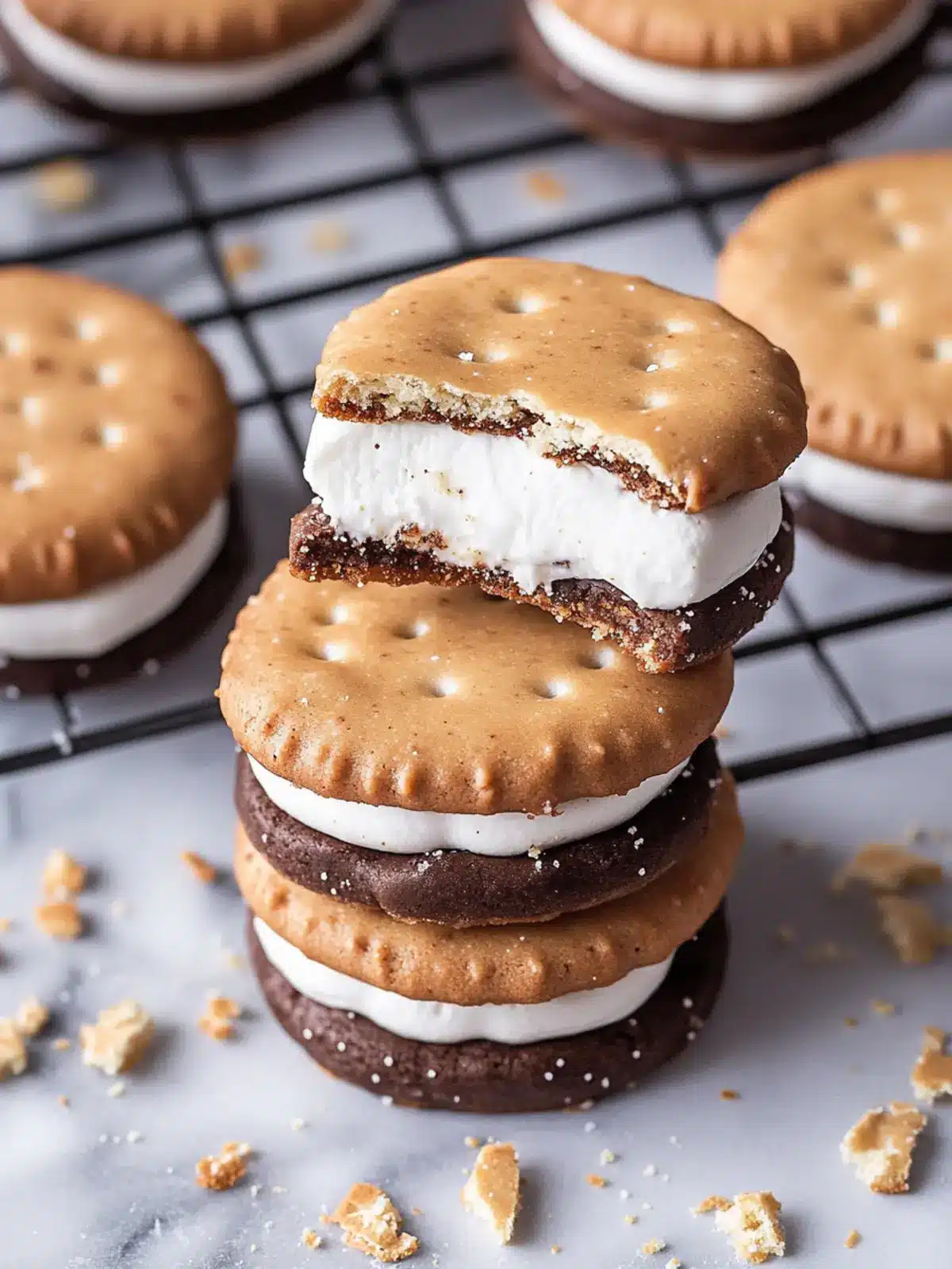 Delectable S’more Cracker Cookies Easy to Make at Home 5 S’more Cracker Cookies