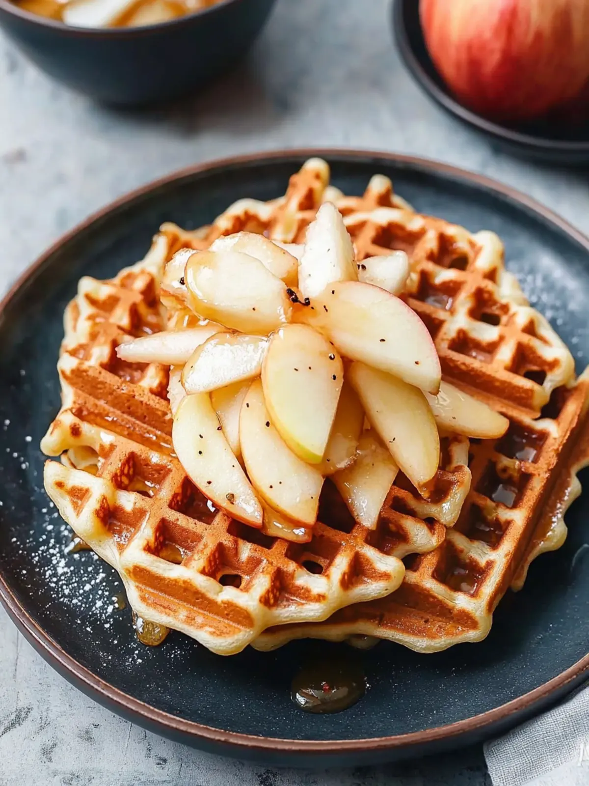 Deliciously Cozy Apple Waffles Perfect for Any Morning 5 Apple Waffles