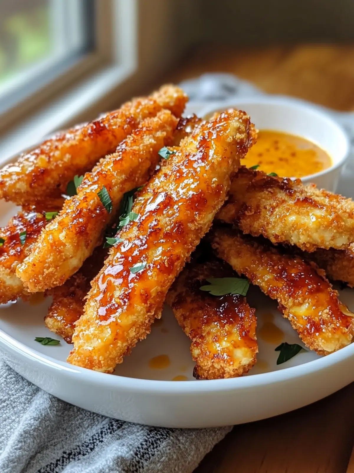 Crispy Honey Mustard Tofu Tenders You'll Crave Again and Again 2 Honey Mustard Tofu Tenders