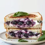 Blueberry Basil & Goat Cheese Panini Sandwich That Wows! 7 Blueberry Basil & Goat Cheese Panini Sandwich
