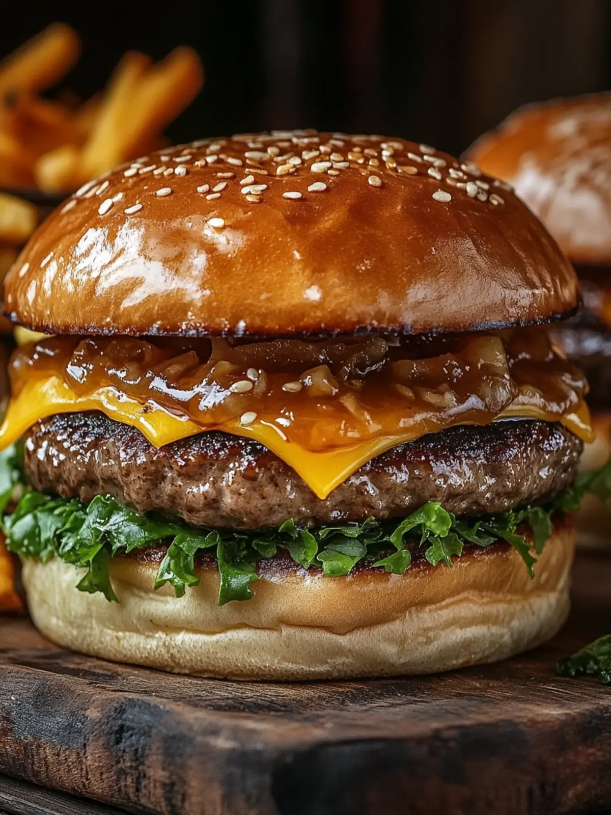 Savor the Flavor: Teriyaki Parmesan Burger Delight 2 Teriyaki Parmesan Burger