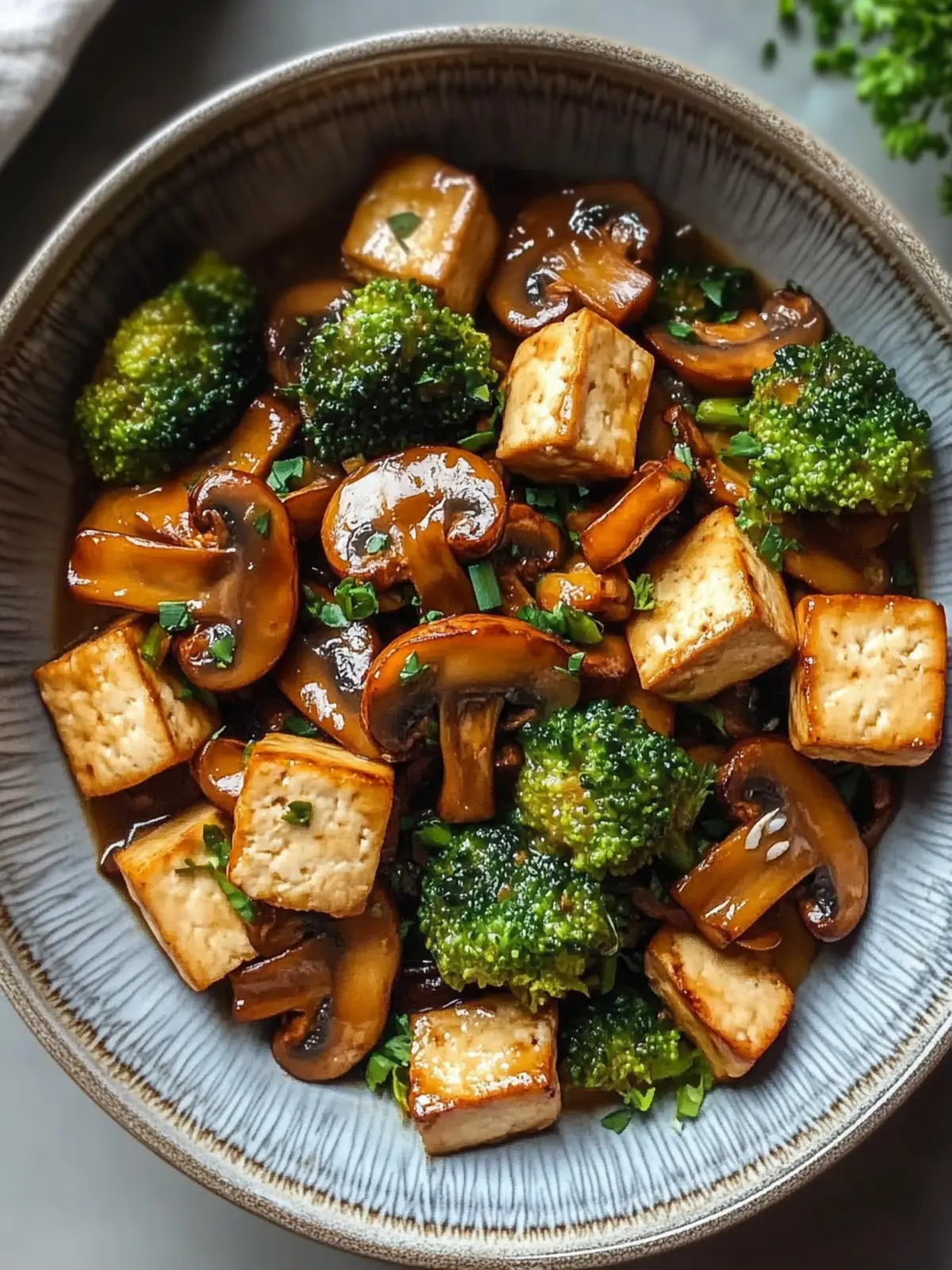 Savory Mushroom and Tofu Stir-Fry in Just 25 Minutes 4 Mushroom and Tofu Stir-Fry