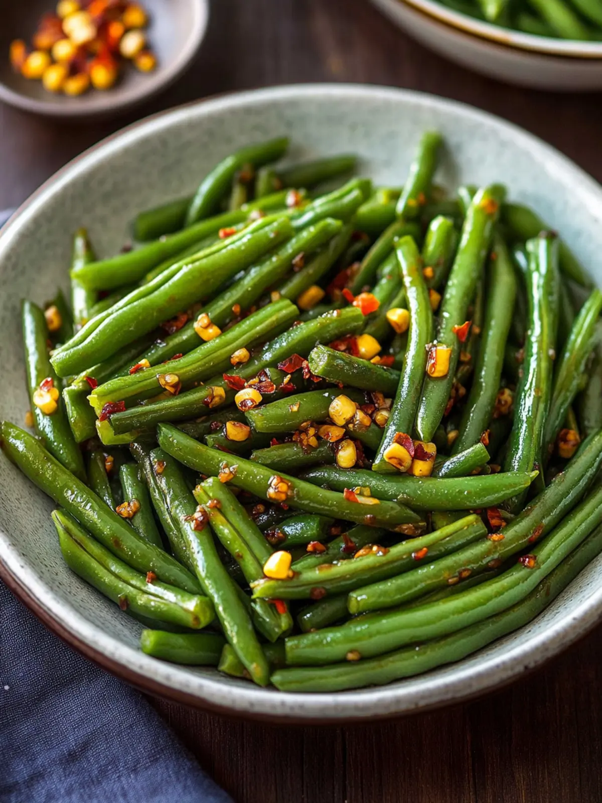 Sizzling Garlic Chili Green Beans in Just 15 Minutes 4 Garlic Chili Green Beans