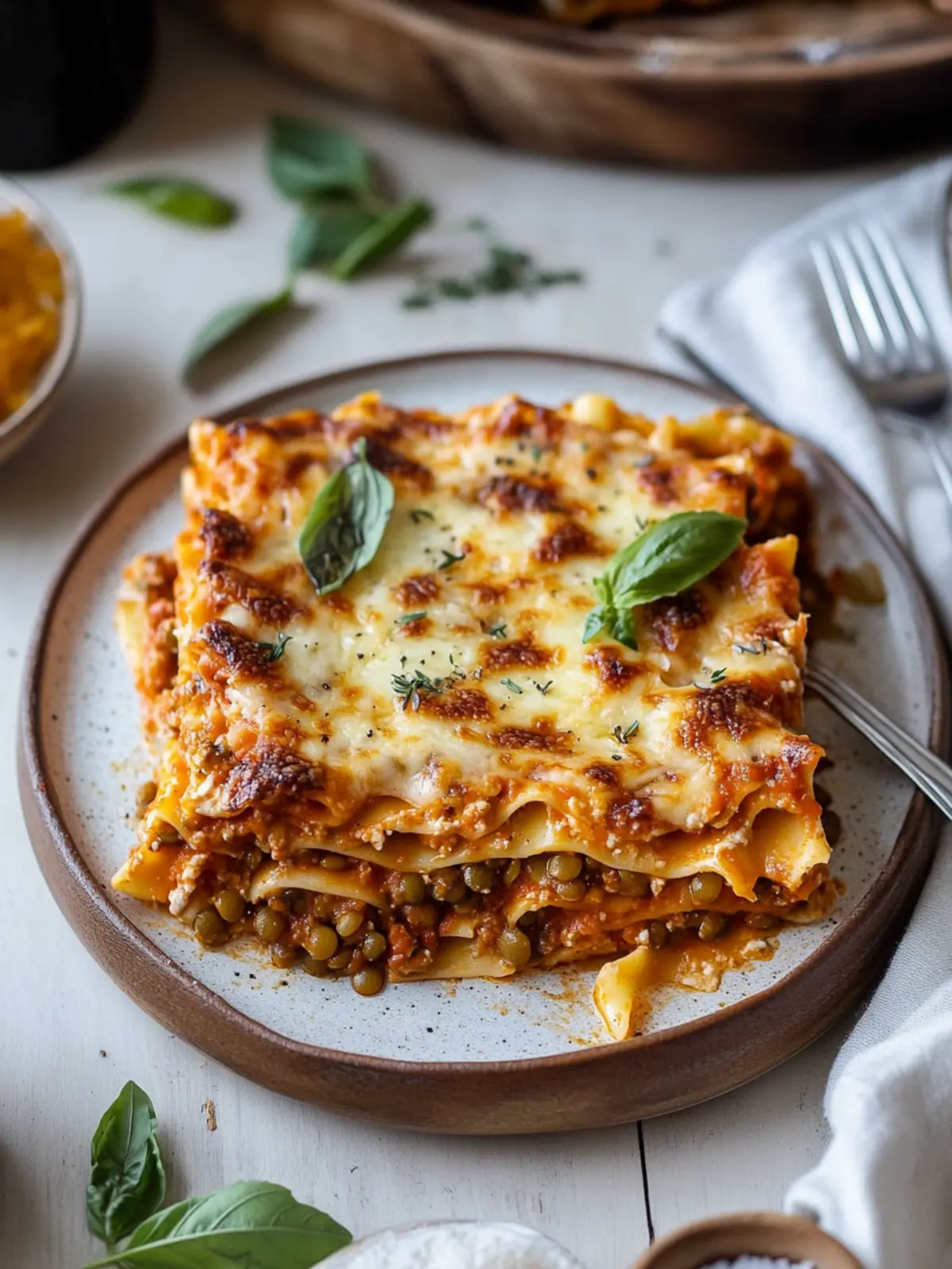 Mouthwatering Lentil Lasagna Your Family Will Love 4 Lentil Lasagna