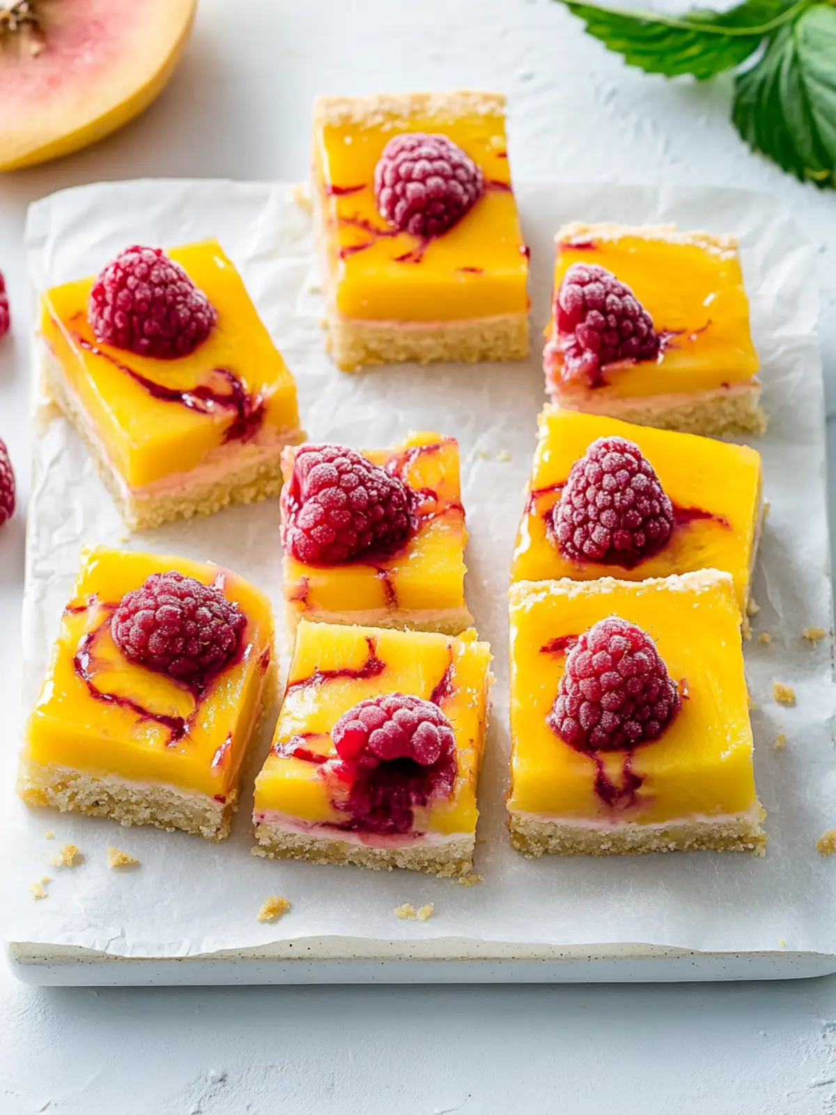 Mouthwatering Raspberry Mango Bars You’ll Crave Today 2 Raspberry Mango Bars