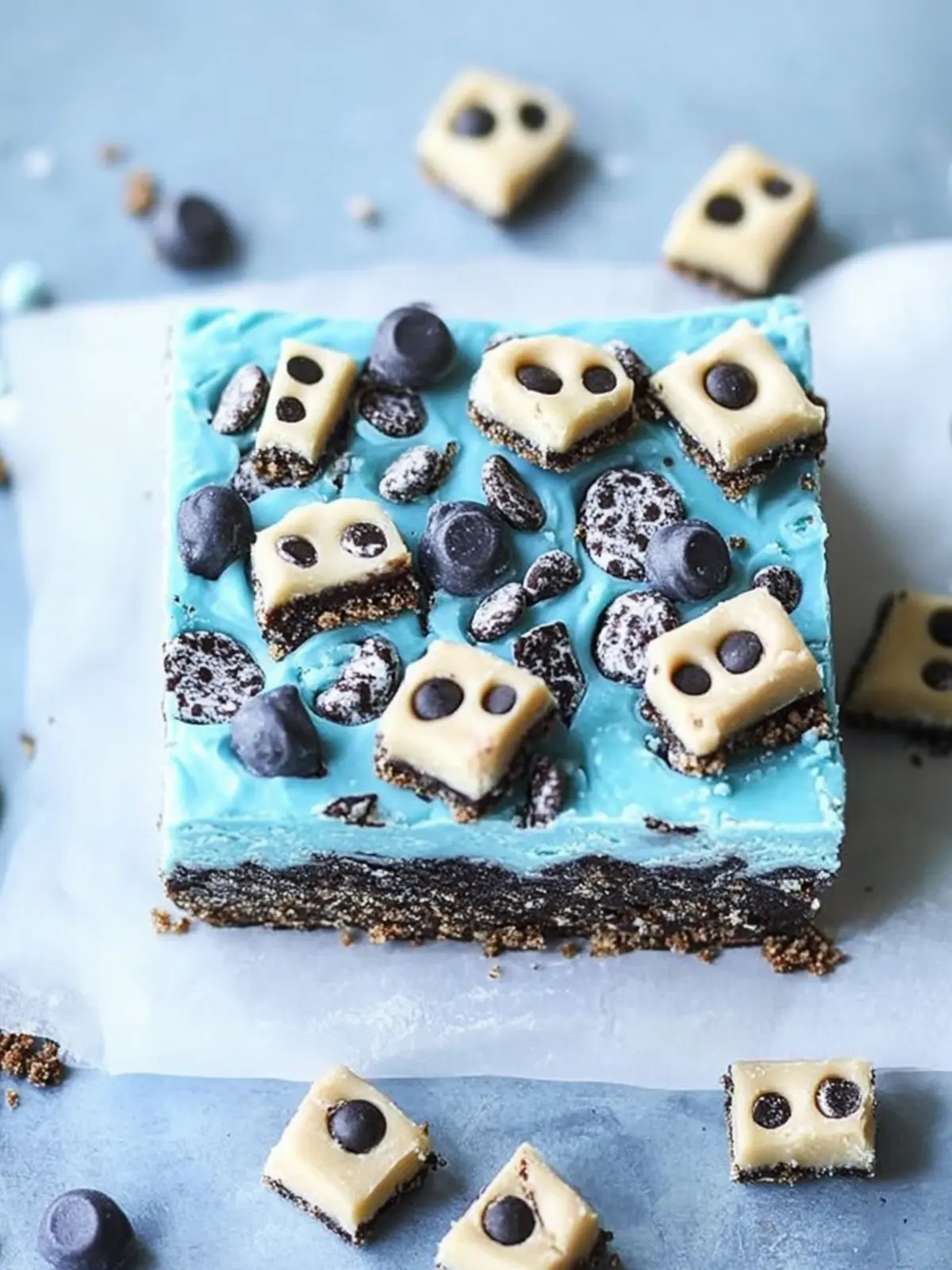 Indulge in Cookie Monster Fudge: A Sweet, Fun Treat! 3 Cookie Monster Fudge