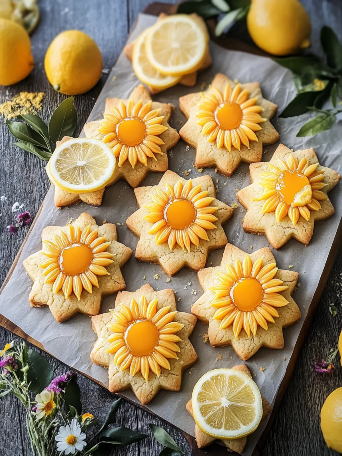 Delight in Summer Solstice Sun Cookies with Lemon Curd Bliss 4 Summer Solstice Sun Cookies with Lemon Curd
