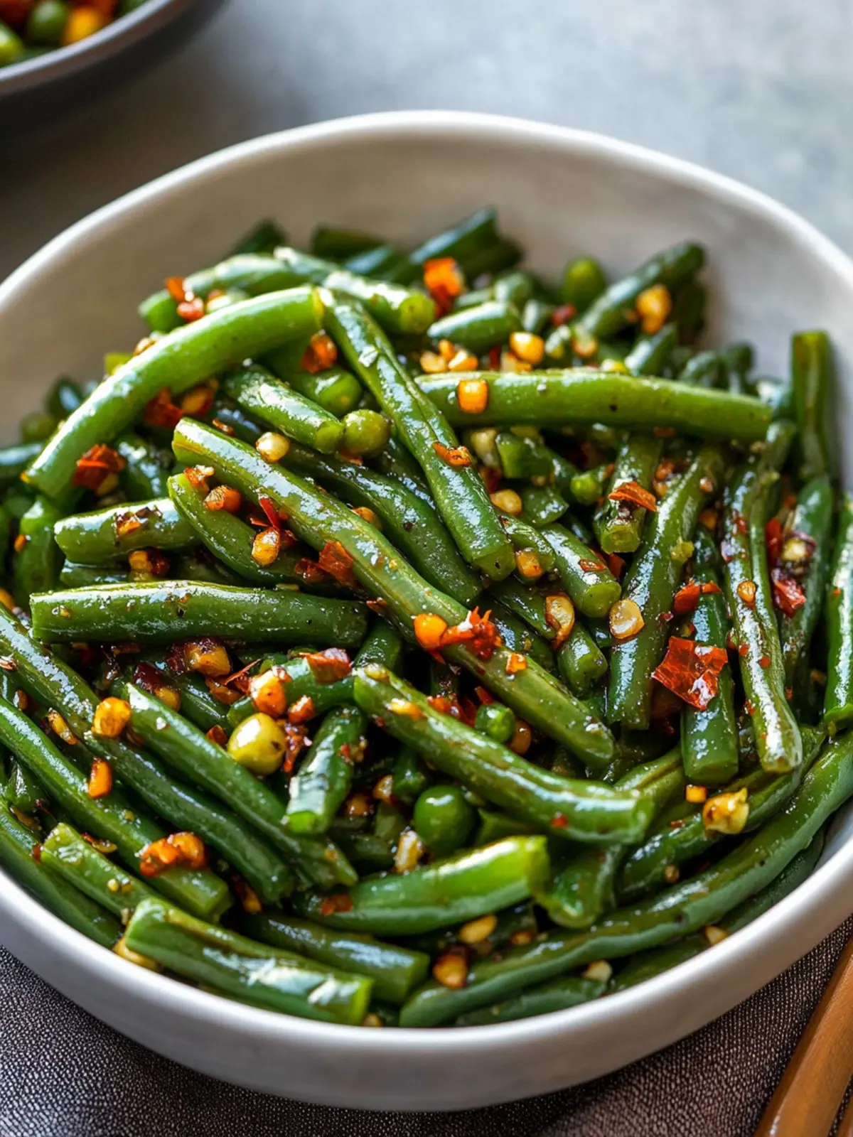 Sizzling Garlic Chili Green Beans in Just 15 Minutes 2 Garlic Chili Green Beans