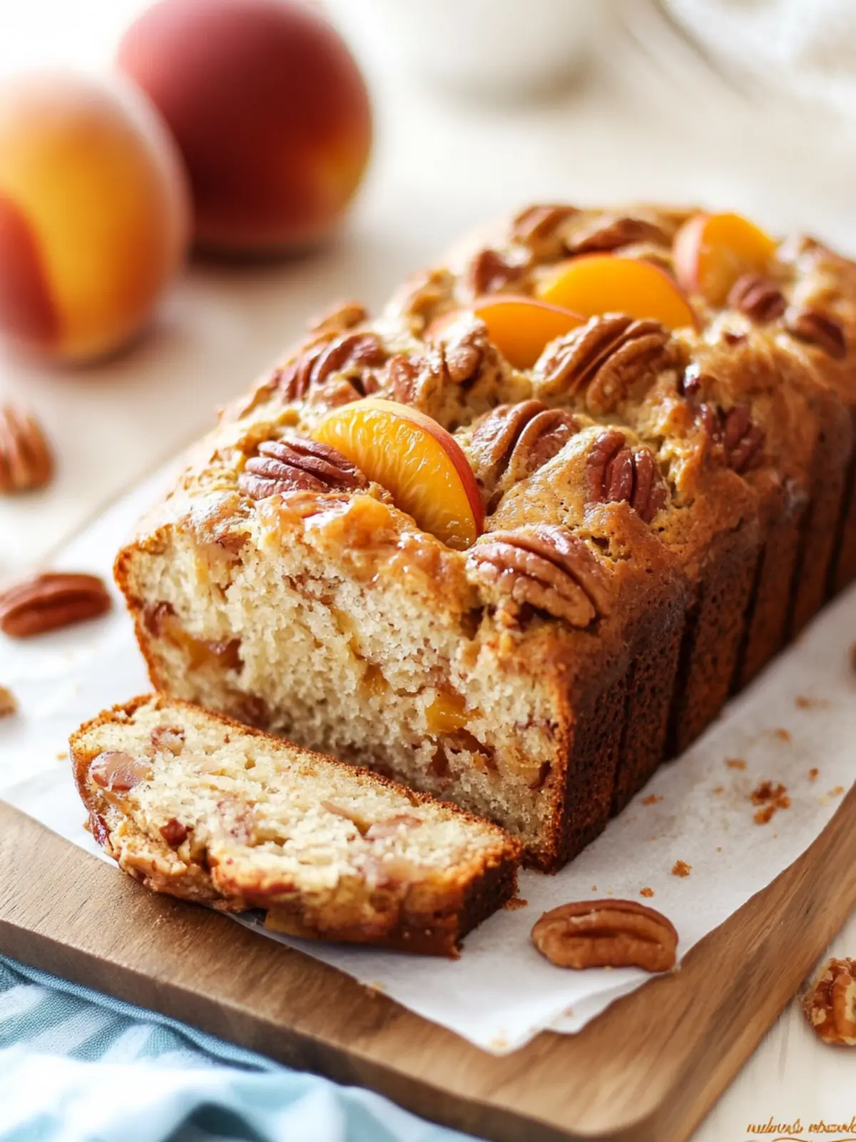 Irresistible Peach Pecan Bread You’ll Love Baking at Home 4 Peach Pecan Bread