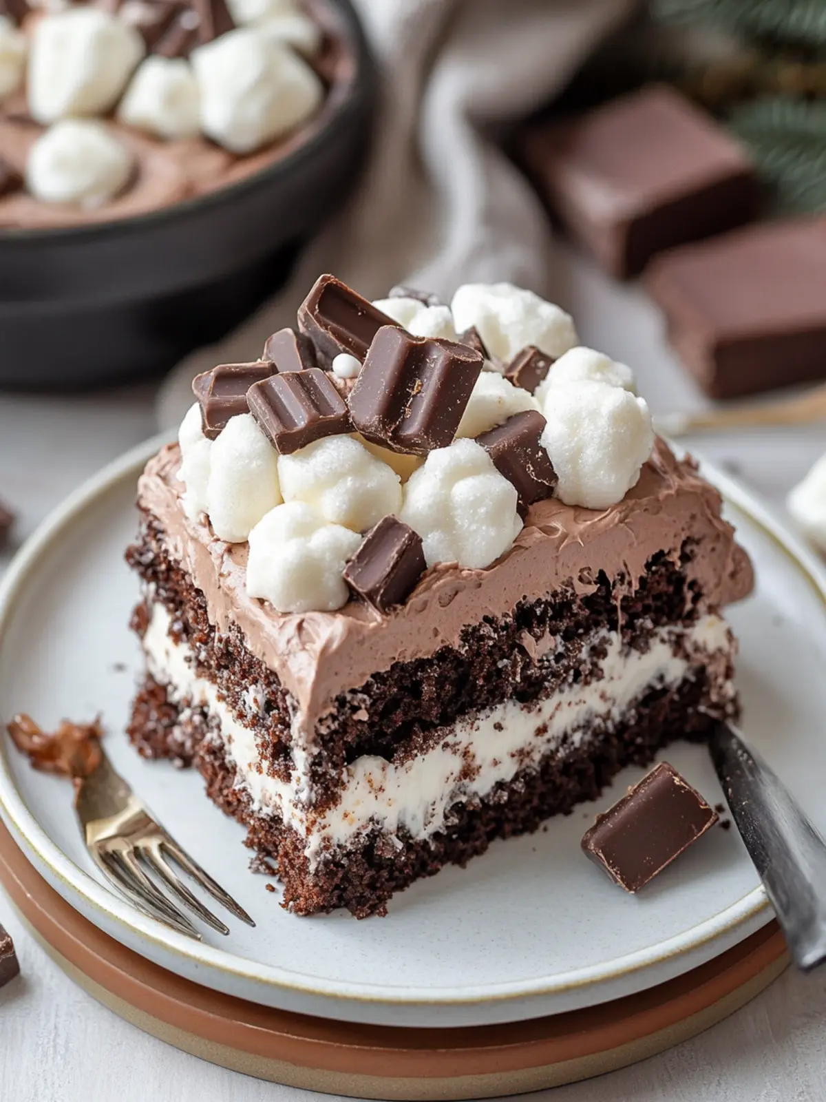 Decadent Hot Cocoa Poke Cake That Will Warm Your Heart 2 Hot Cocoa Poke Cake