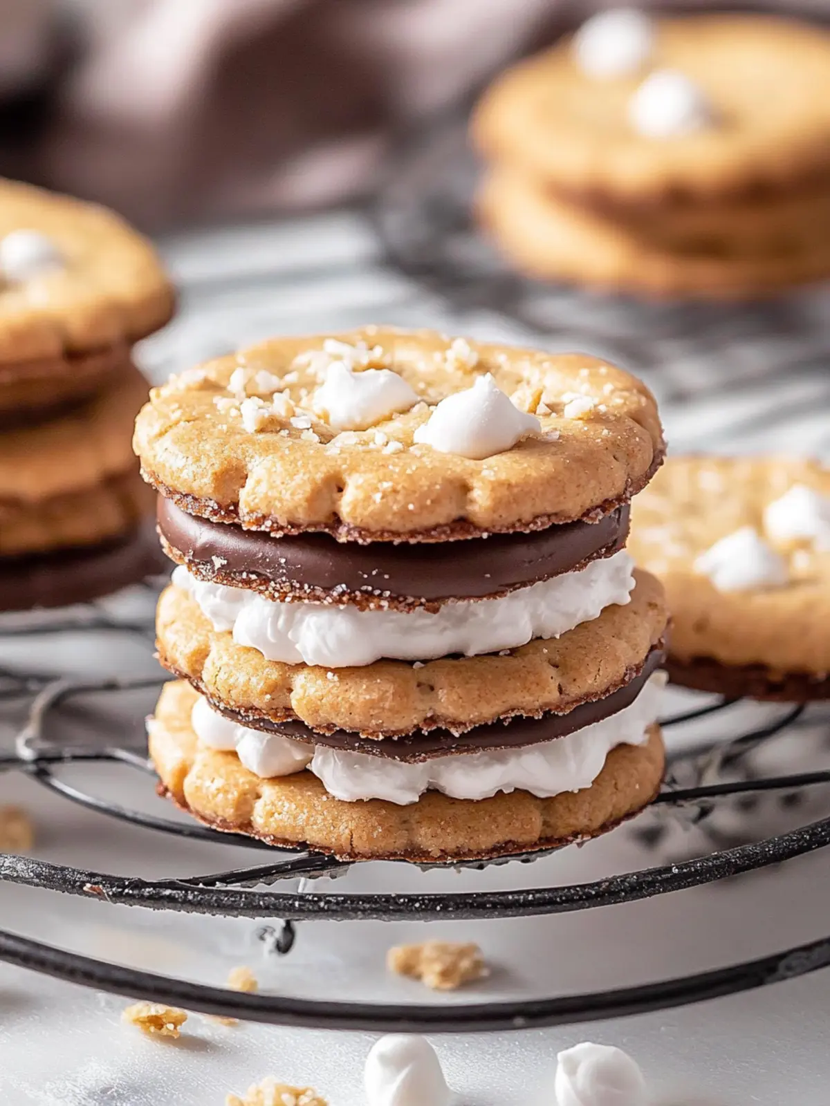 Delectable S’more Cracker Cookies Easy to Make at Home 2 S’more Cracker Cookies