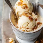 Indulge in Homemade Crème Brûlée Ice Cream Bliss 3 Homemade Crème Brûlée Ice Cream