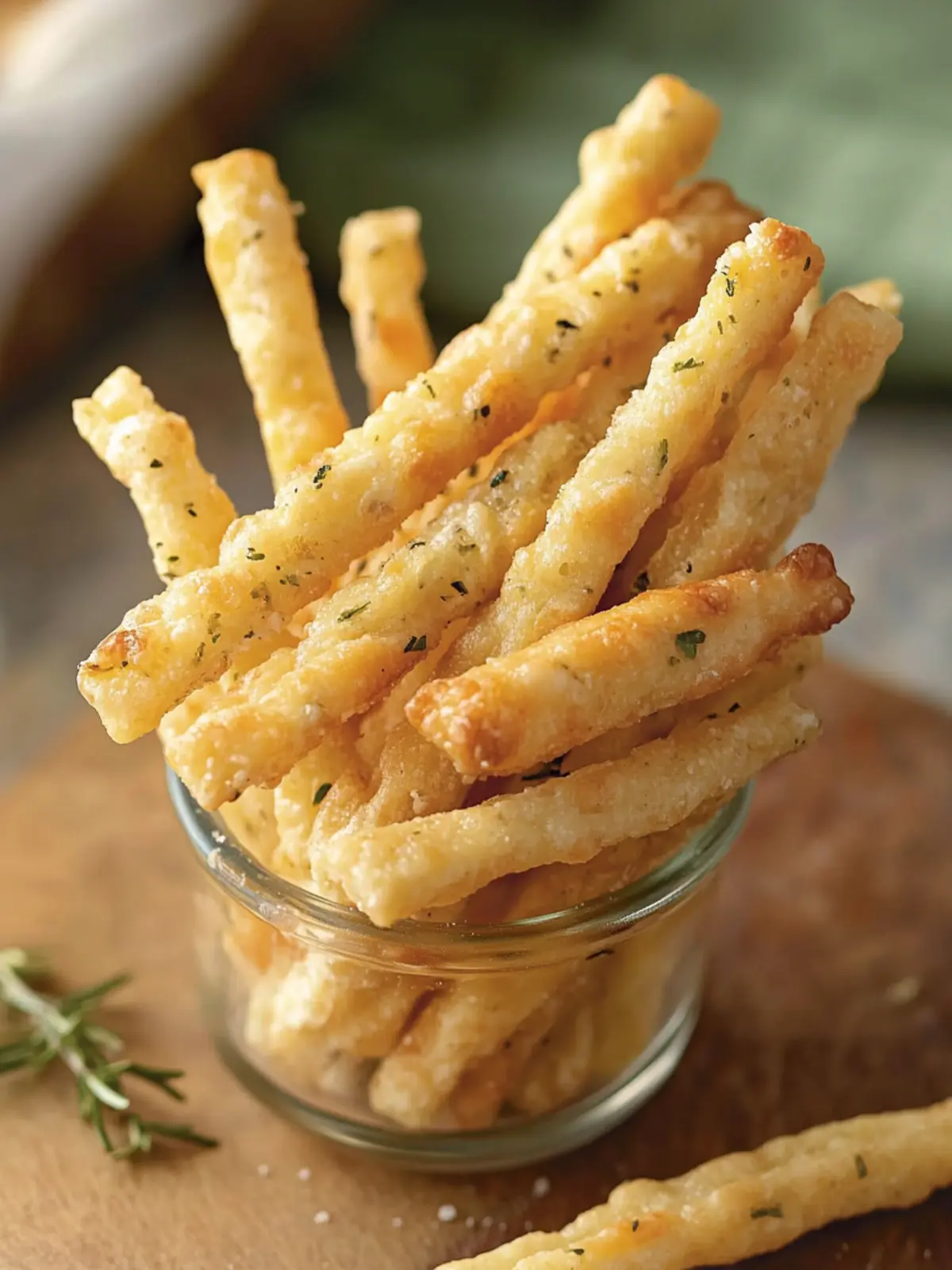 Cheddar & Herb Cheese Straws Perfect for Home Snacking Delight 2 Cheddar & Herb Cheese Straws