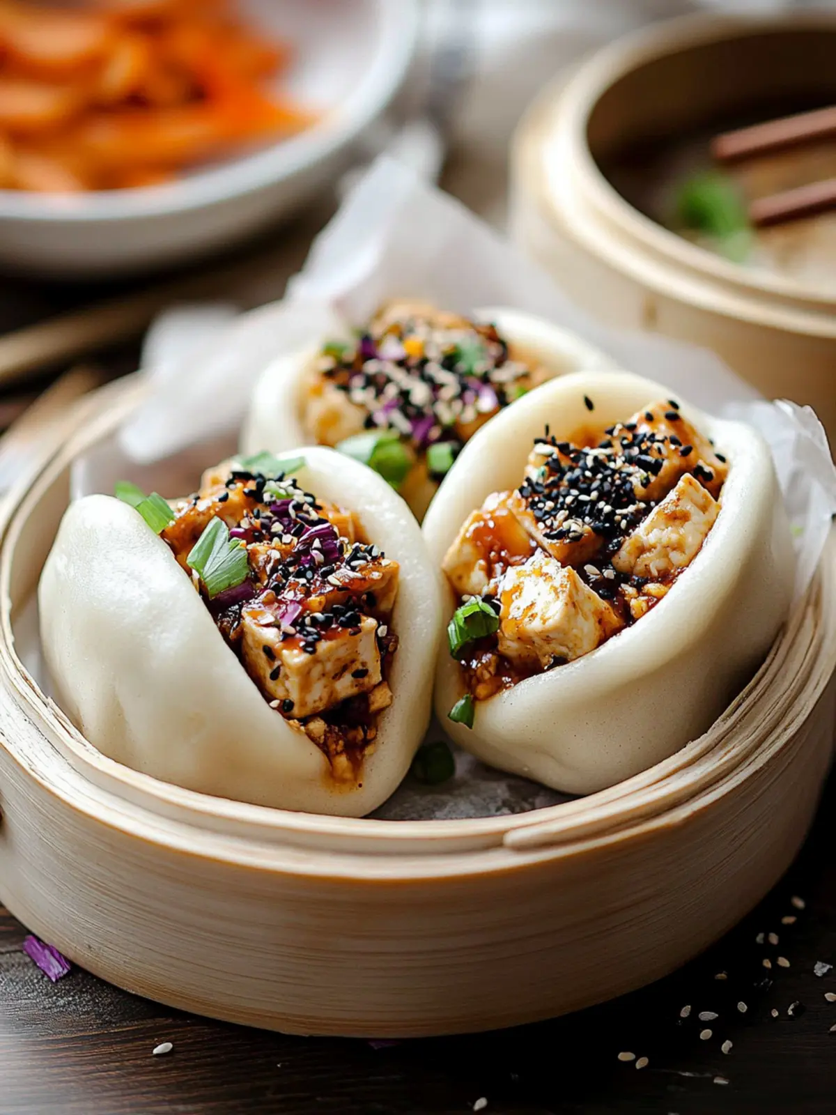 Deliciously Soft Steamed Vegan Hoisin Tofu Bao Recipe 3 Steamed Vegan Hoisin Tofu Bao