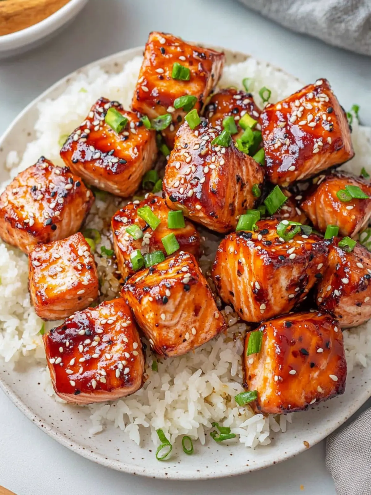 Irresistible Honey Garlic Salmon Bites Ready in 25 Minutes 3 Honey Garlic Salmon Bites