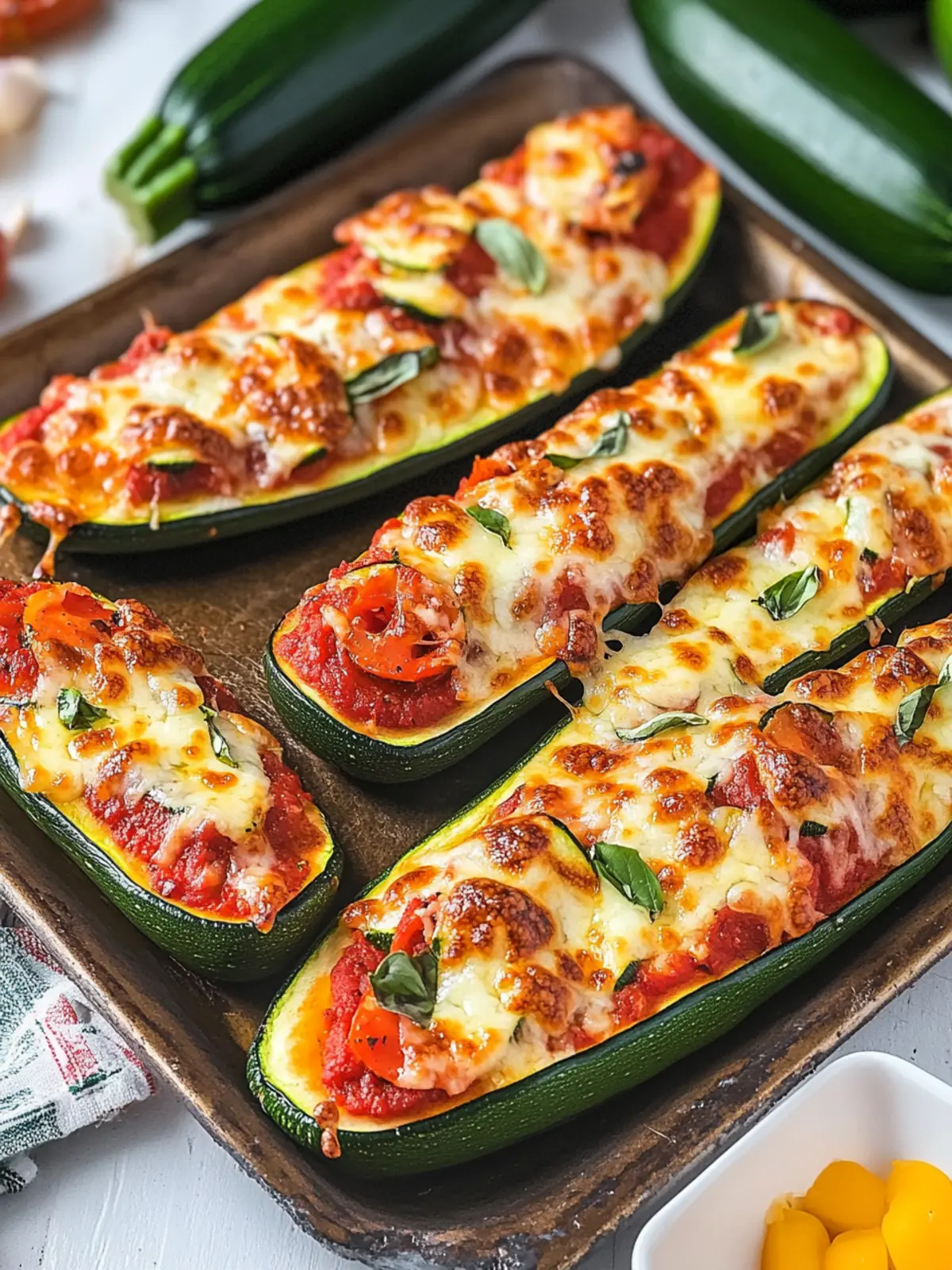 Delicious Zucchini Pizza Boats You’ll Crave Again and Again 4 Zucchini Pizza Boats