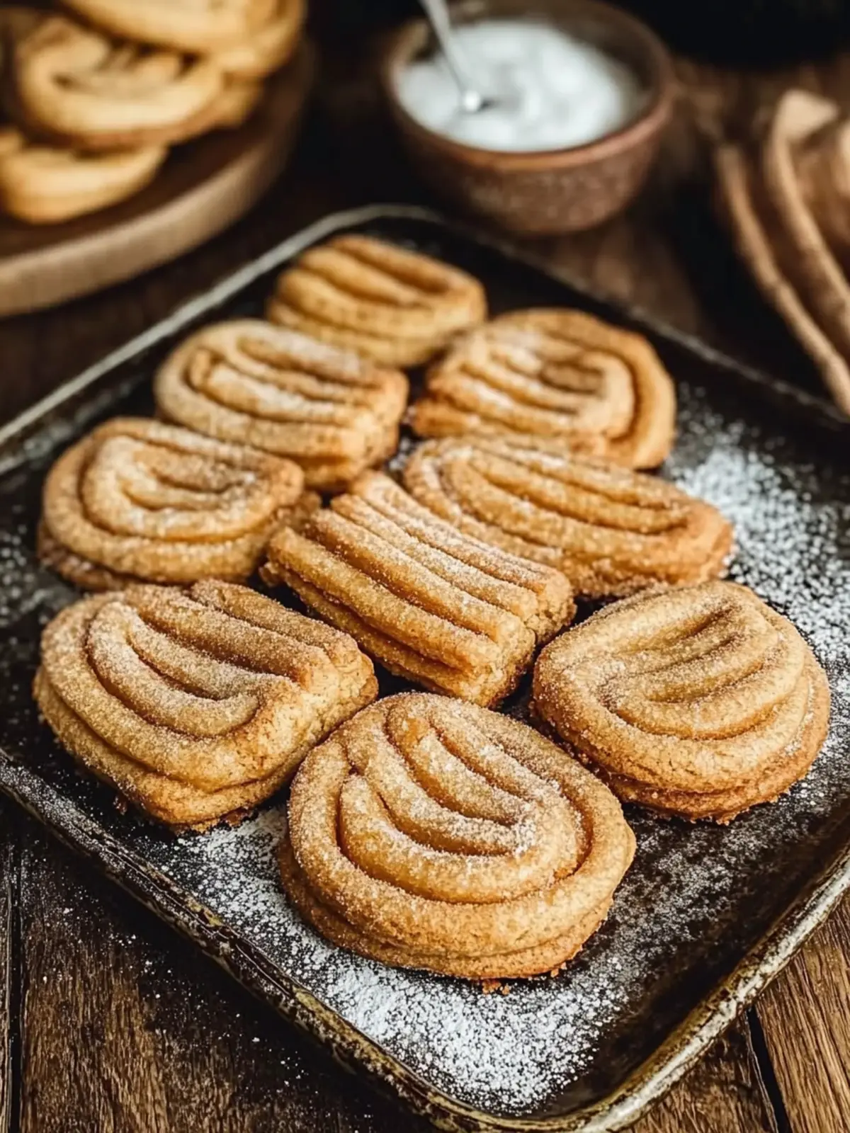 Delicious Thick Churro Cookies with Creamy Frosting Bliss 3 Thick Churro Cookies