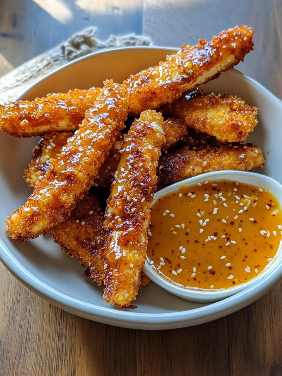 Crispy Honey Mustard Tofu Tenders You'll Crave Again and Again 5 Honey Mustard Tofu Tenders