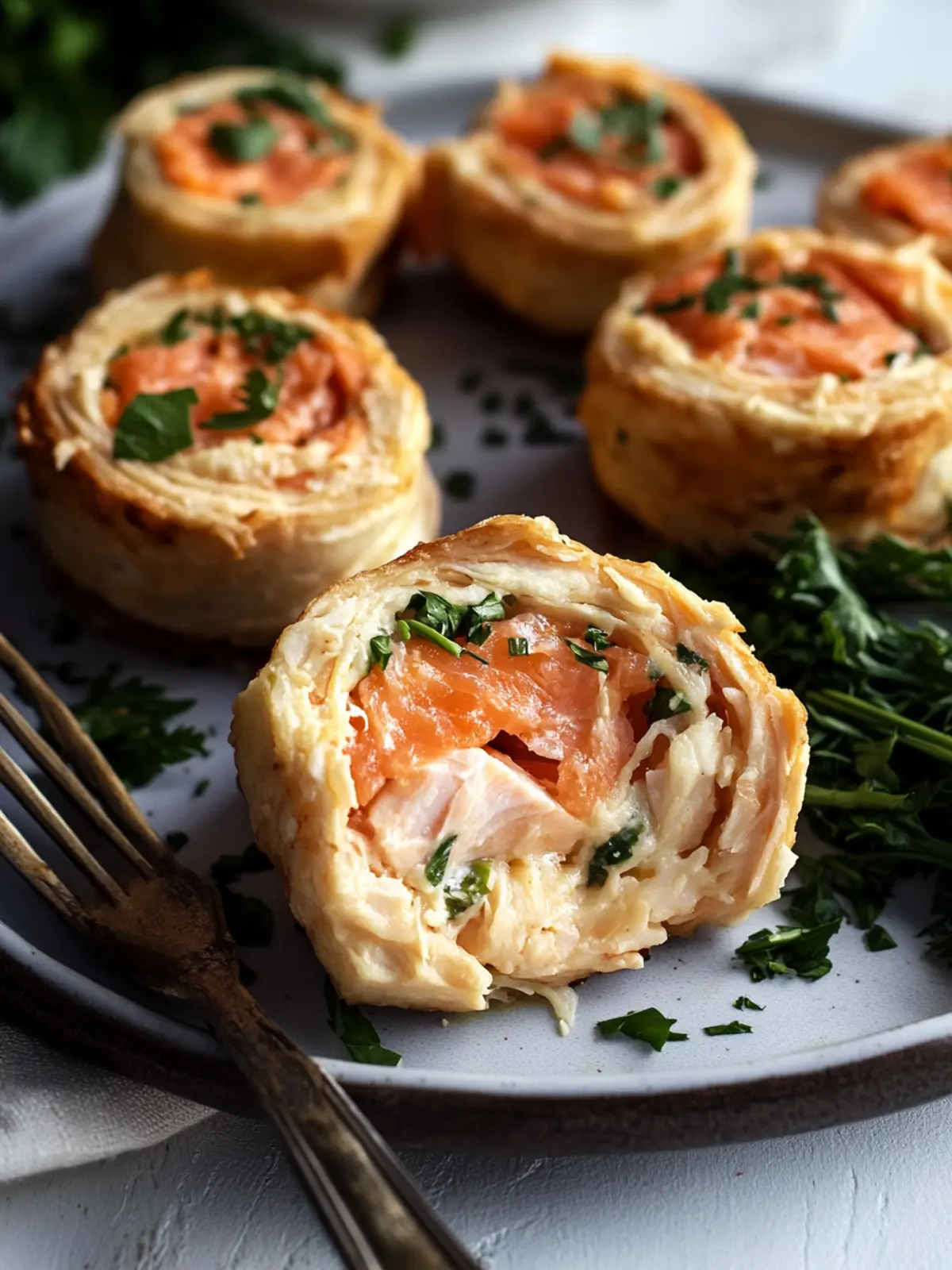 Crab Stuffed Salmon Pinwheels That Will Impress Everyone 3 Crab Stuffed Salmon Pinwheels