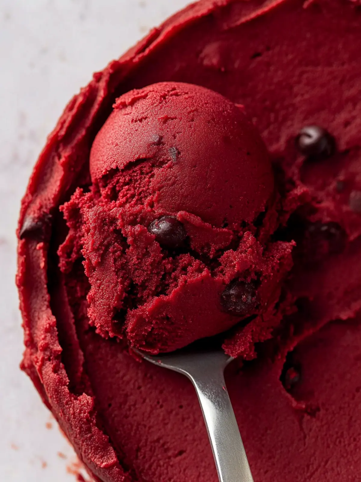 Indulge in Homemade Edible Red Velvet Cookie Dough Bliss 4 Edible Red Velvet Cookie Dough