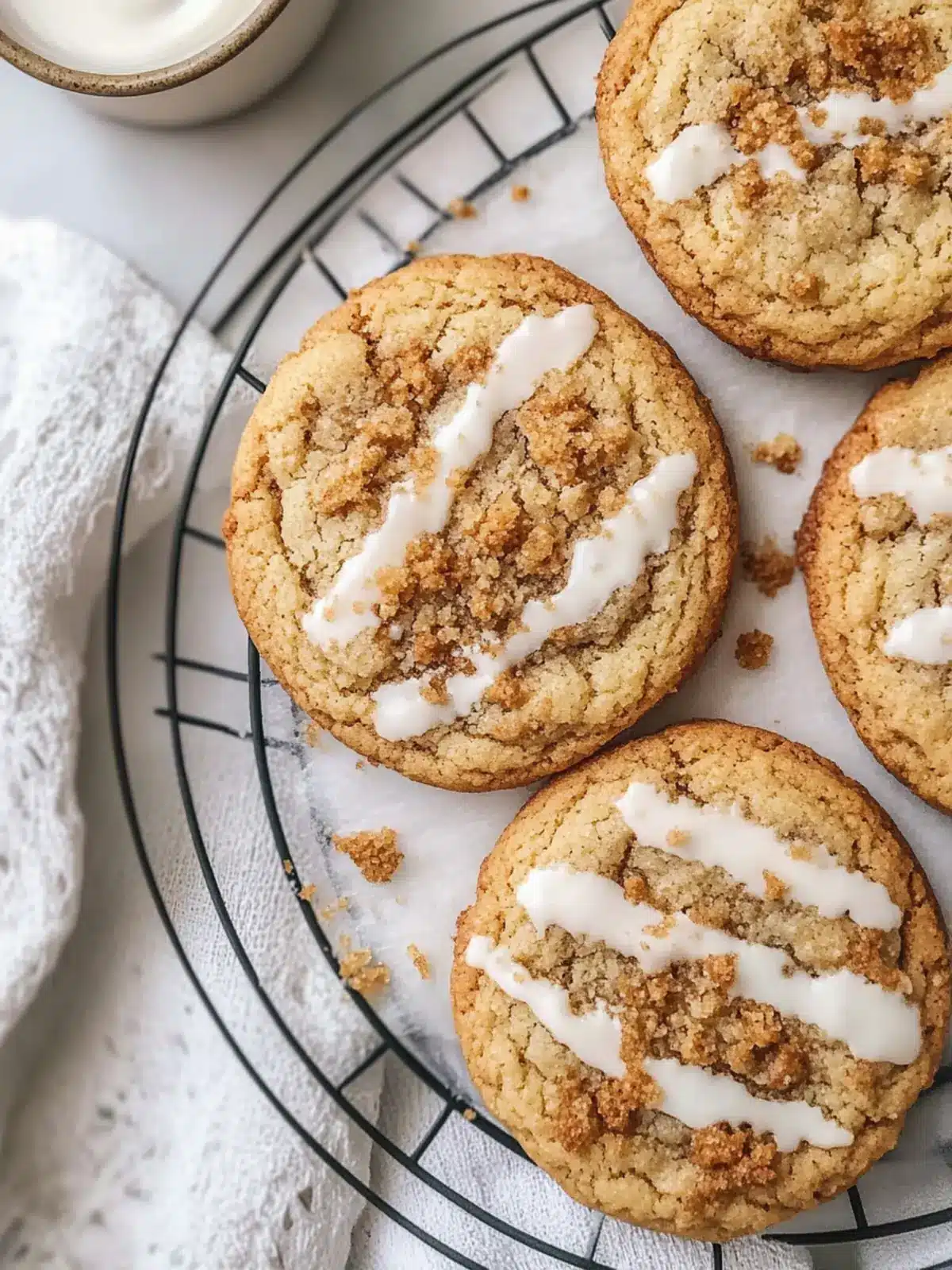 Decadent Coffee Cake Cookies That Will Change Your Mornings 3 Coffee Cake Cookies