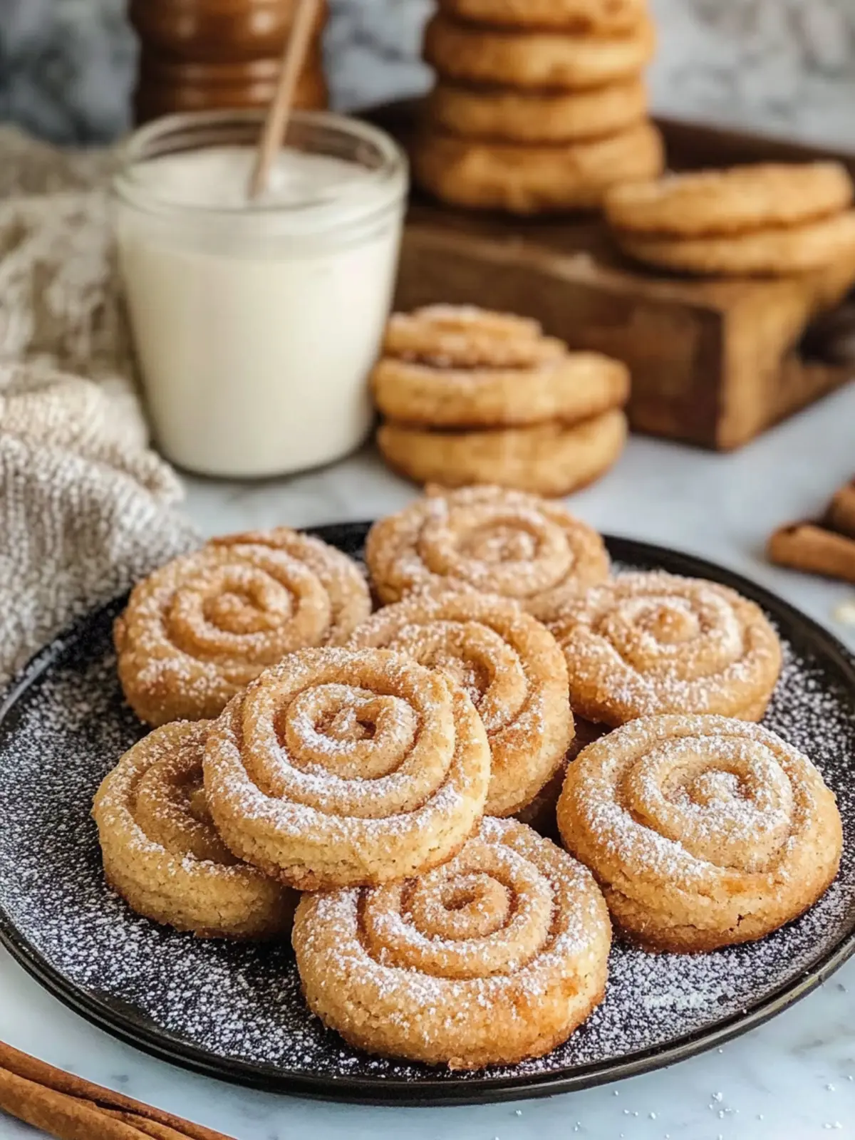 Delicious Thick Churro Cookies with Creamy Frosting Bliss 5 Thick Churro Cookies
