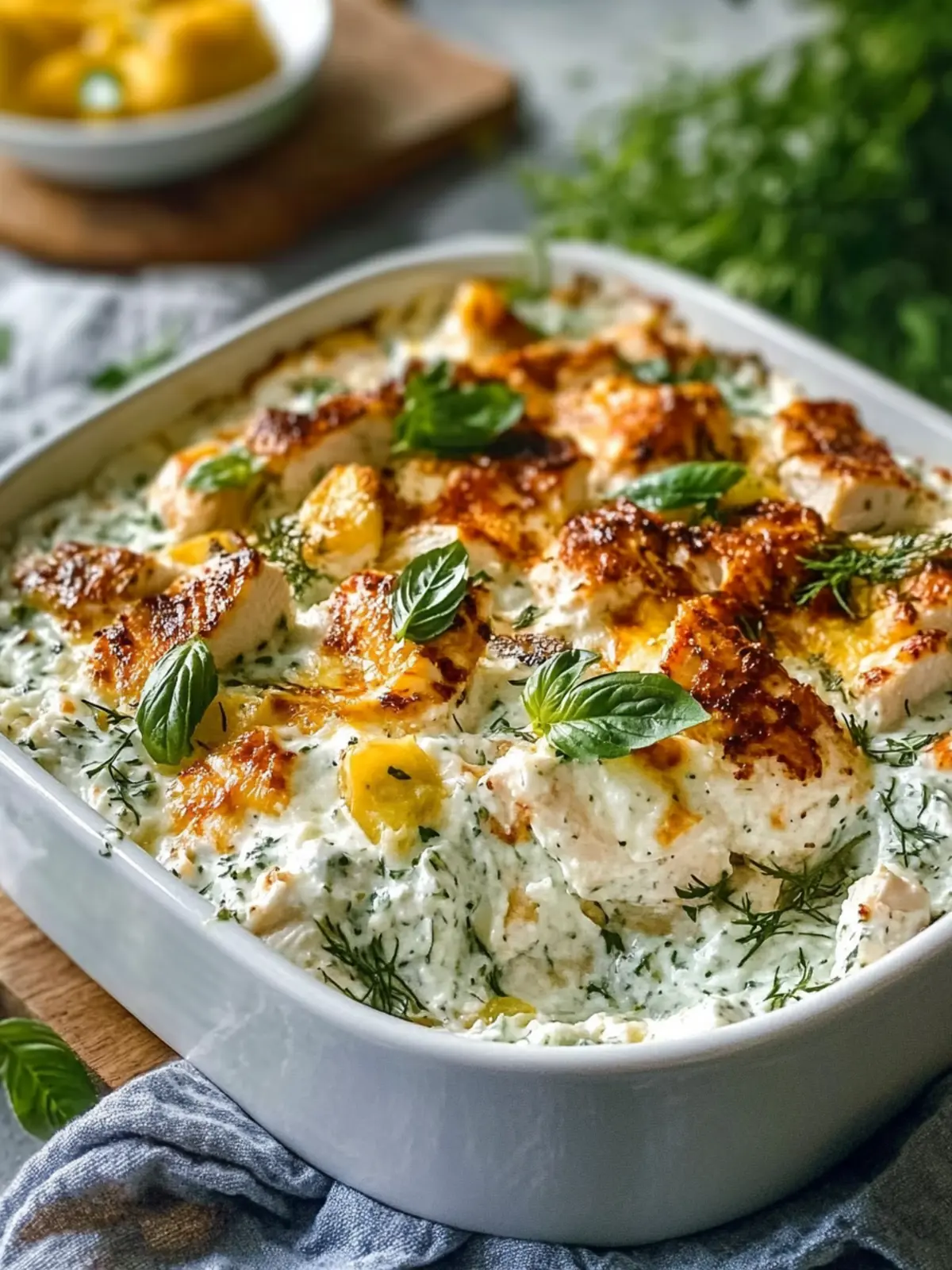 Delicious Dump-and-Bake Chicken Tzatziki Casserole Magic 2 Dump-and-Bake Chicken Tzatziki Casserole