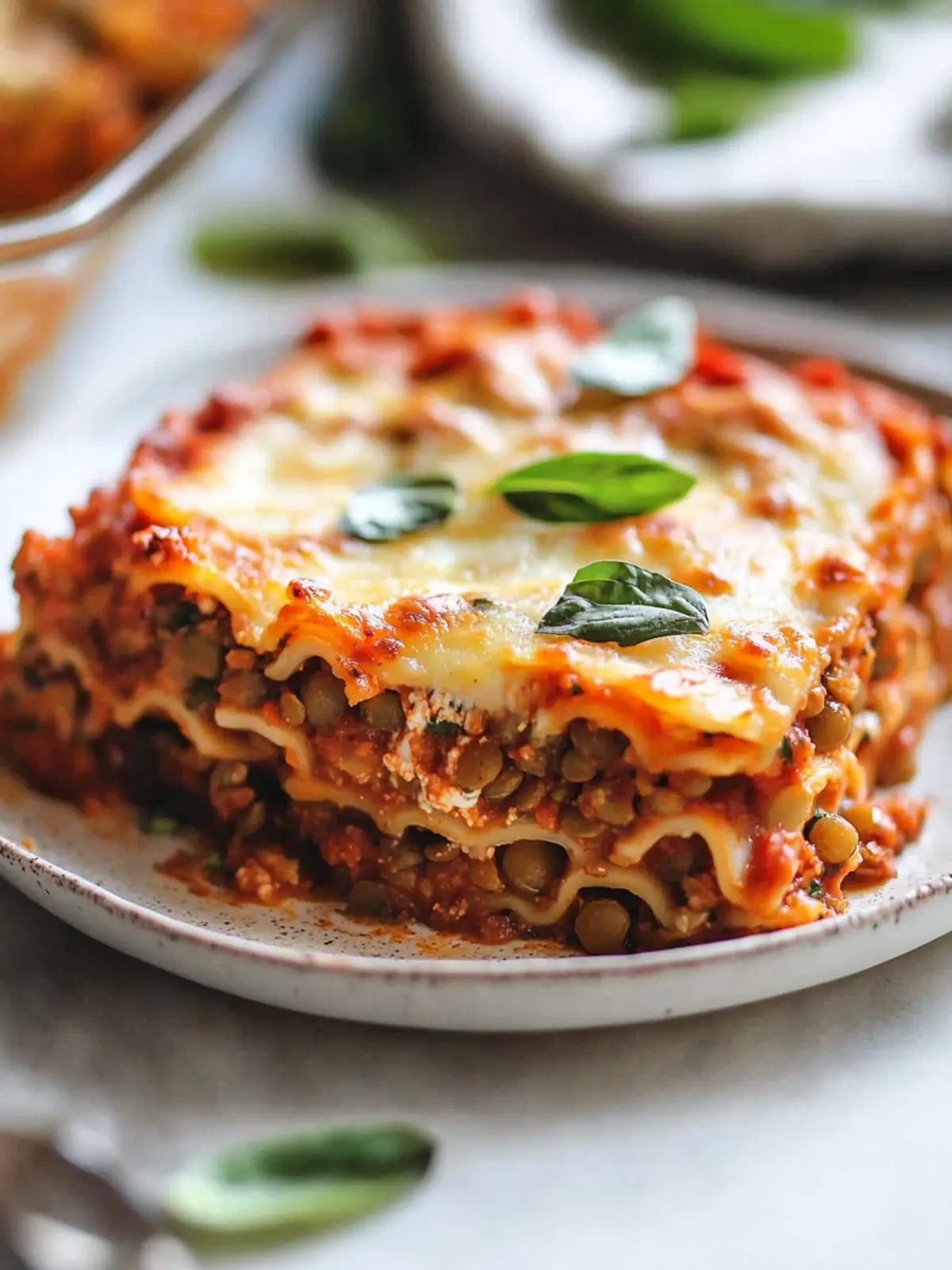 Mouthwatering Lentil Lasagna Your Family Will Love 3 Lentil Lasagna