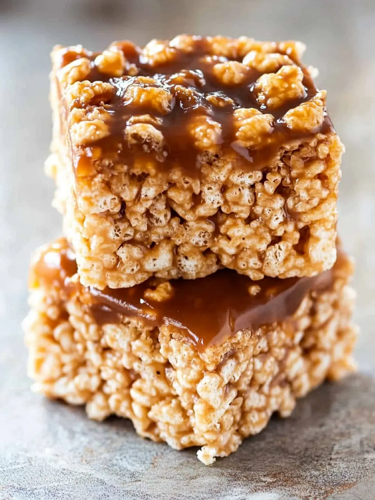Indulge in Caramel Turtle Rice Krispies Treats Today 5 Caramel Turtle Rice Krispies Treats