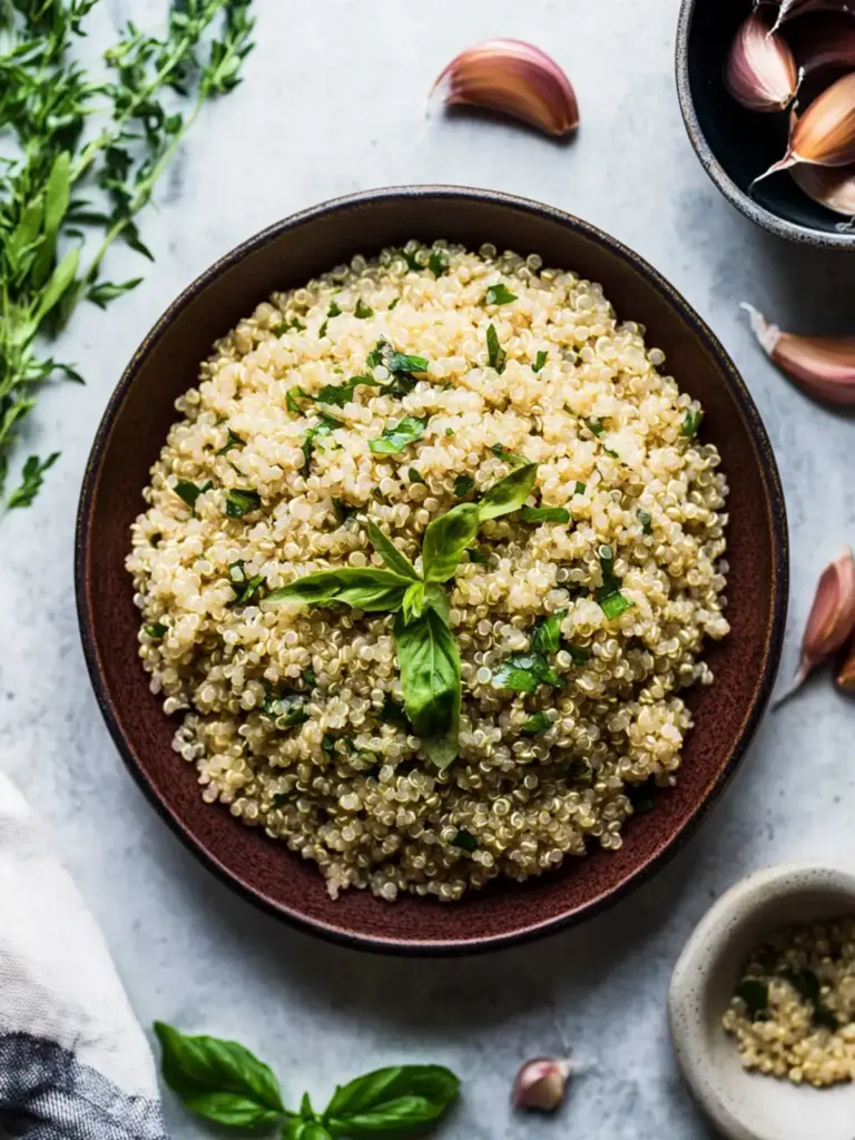 Herb and Garlic Quinoa